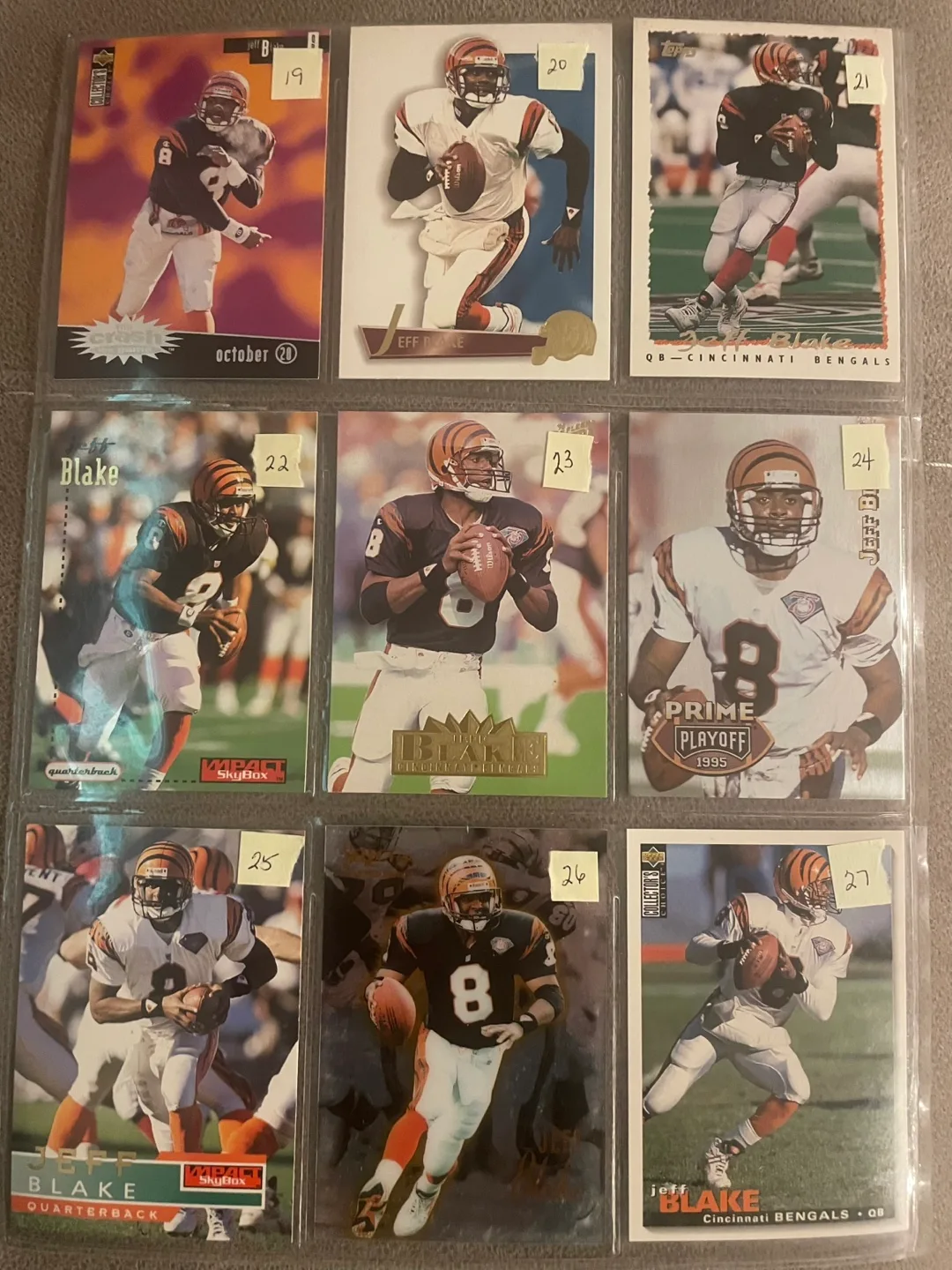 NFL Cinci Bengals - Jeff Blake thumbnail