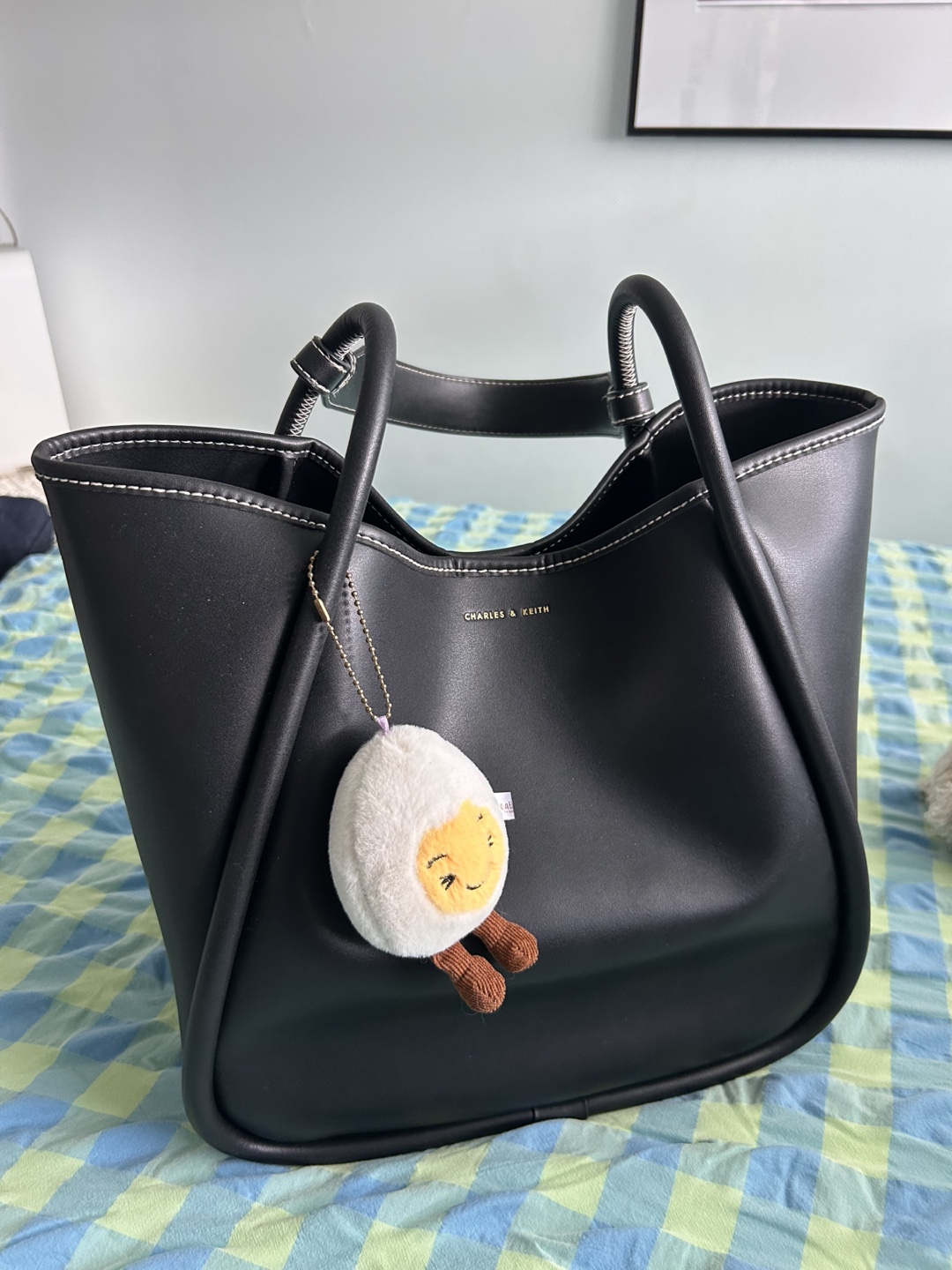 Charles & Keith Black Tote Bag