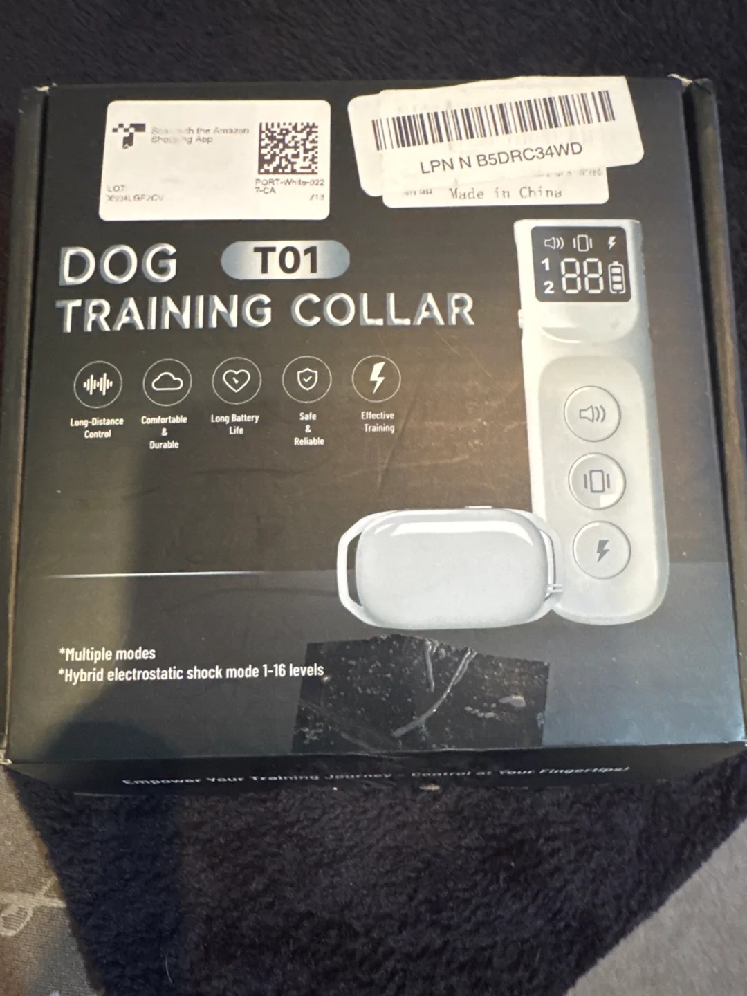 Dog Training Collar T01 - New in Box image indicator(2)