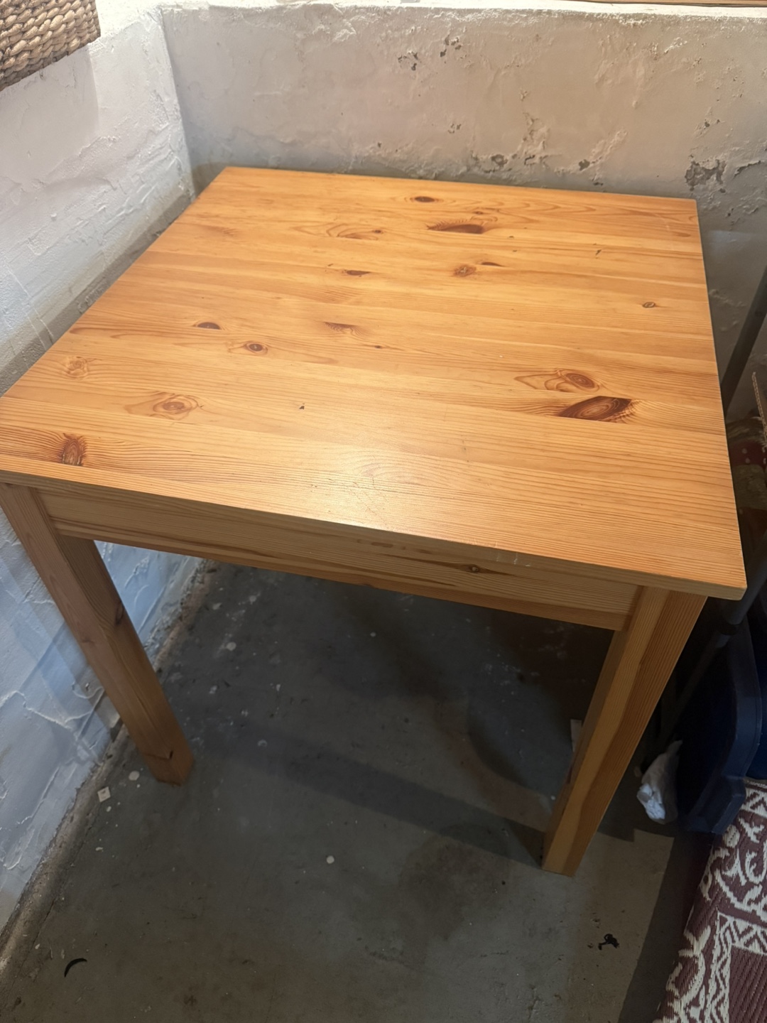 IKEA Solid Wood Dining Table and Chair Set