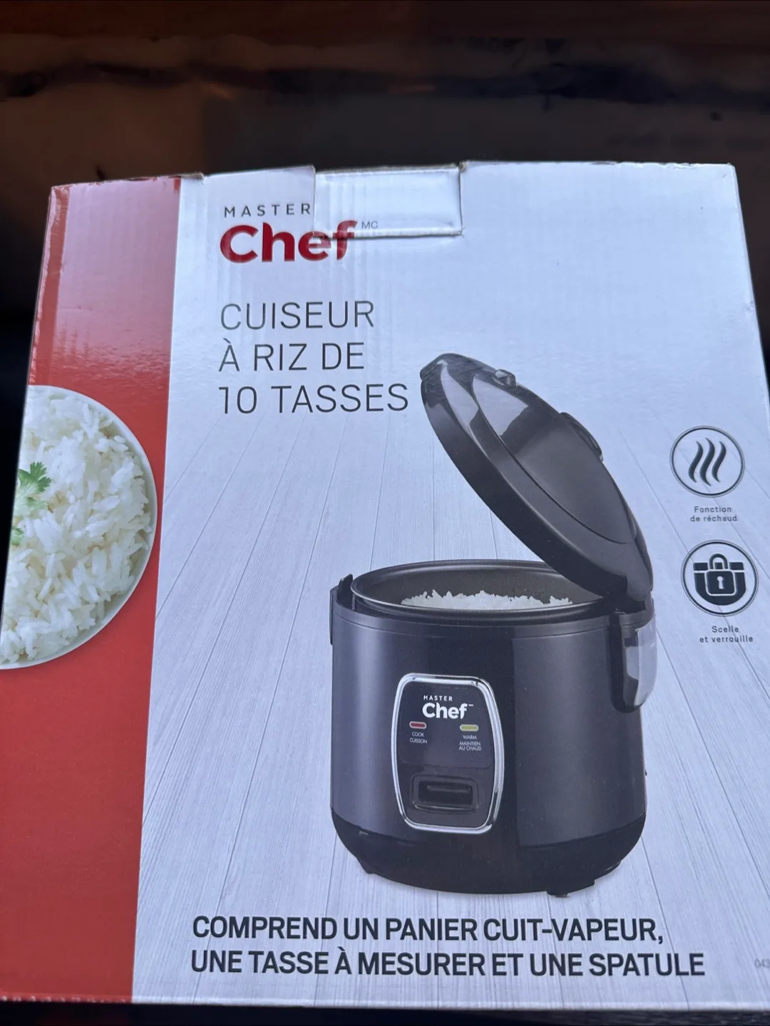 Master Chef 10-Cup Rice Cooker - Like New! thumbnail
