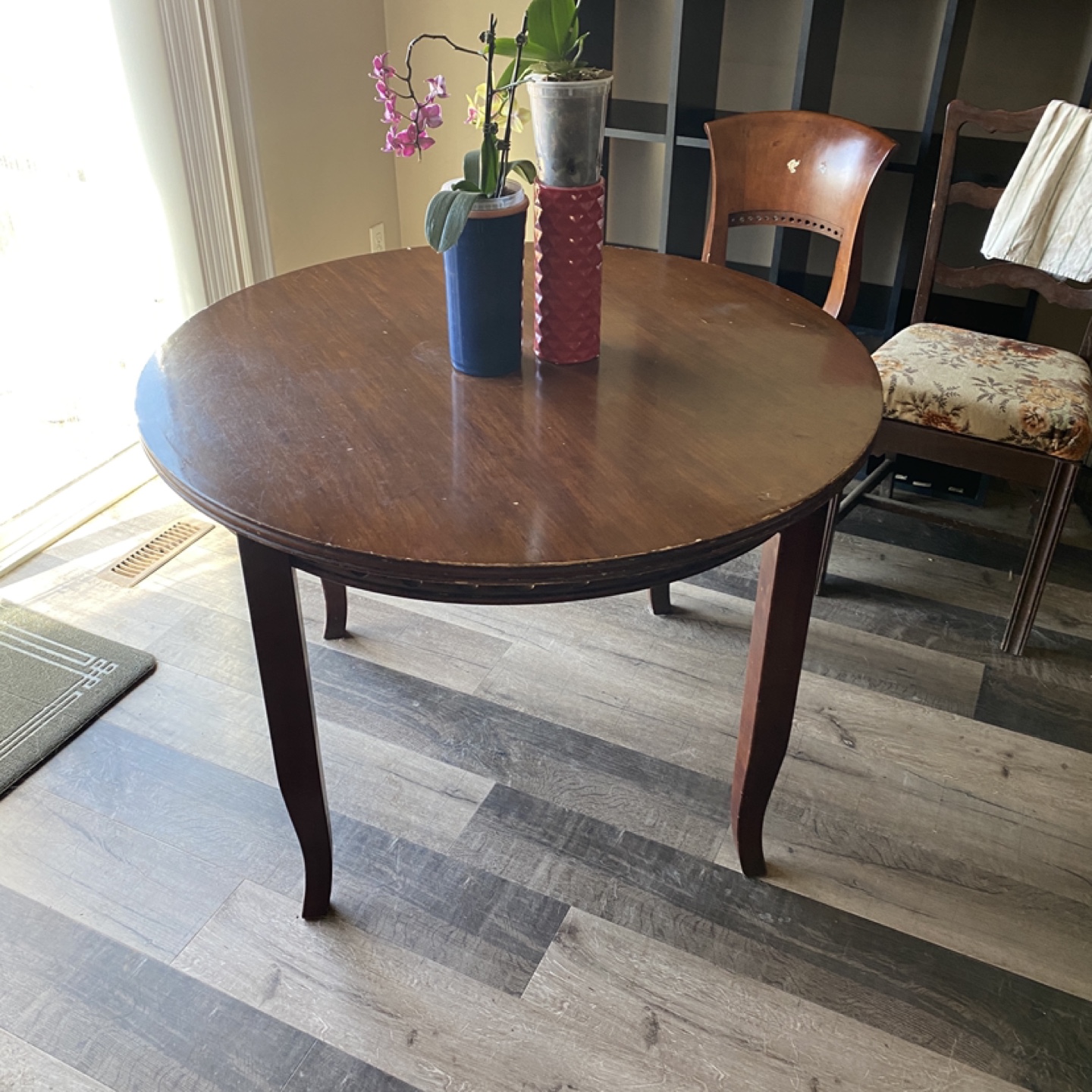 Round Wooden Dining Table (4 person)
