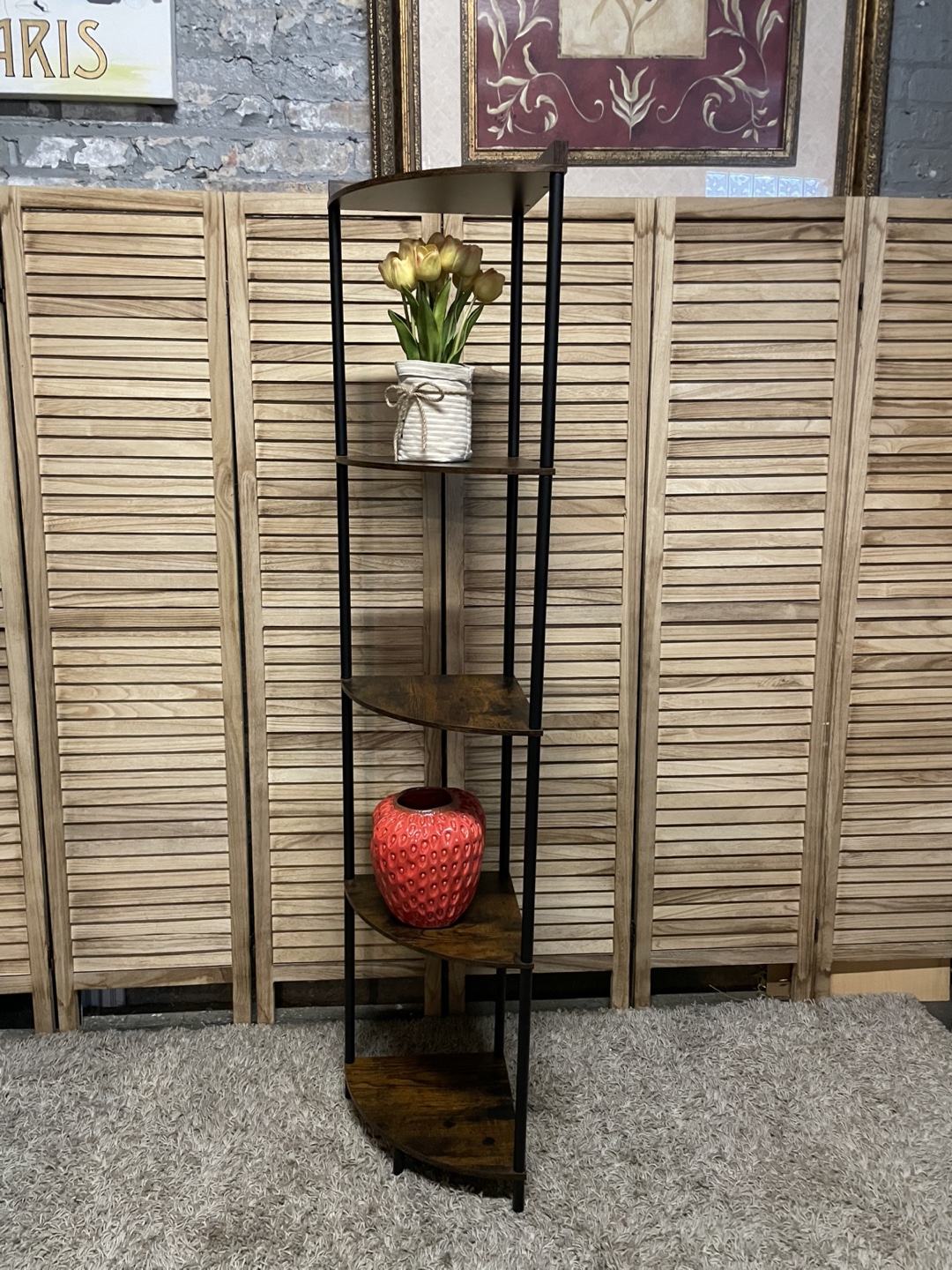Corner Shelf, 5-Tier Bookshelf - photo 2