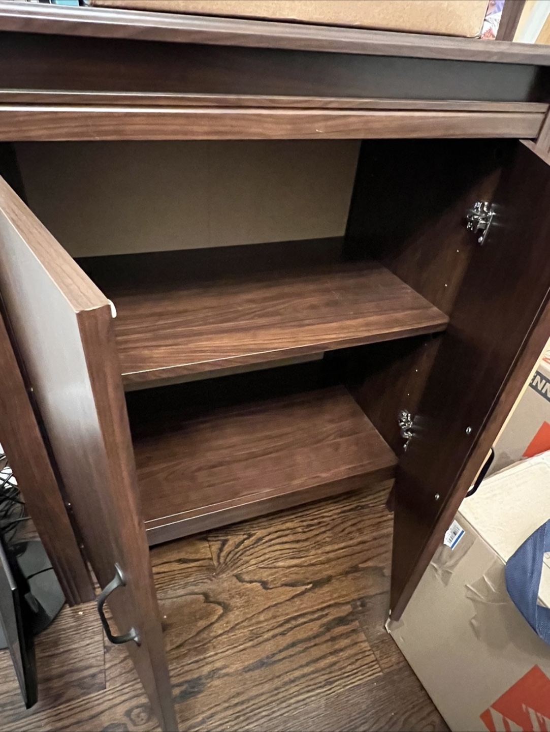 IKEA Wooden Bookcase with Cabinet - photo 2