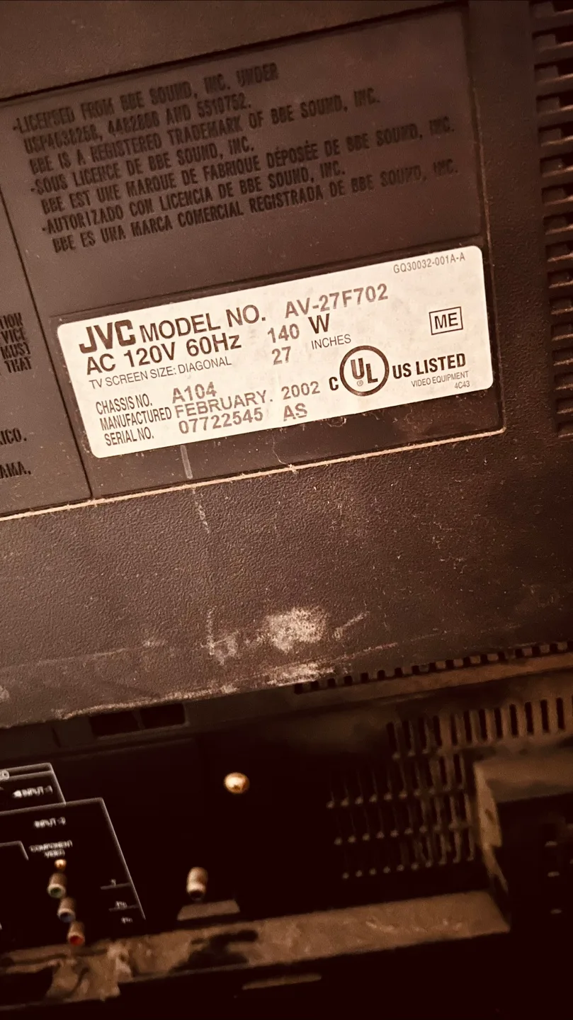 JVC AV-27F702 27-inch CRT TV 🇨🇦 image indicator(2)