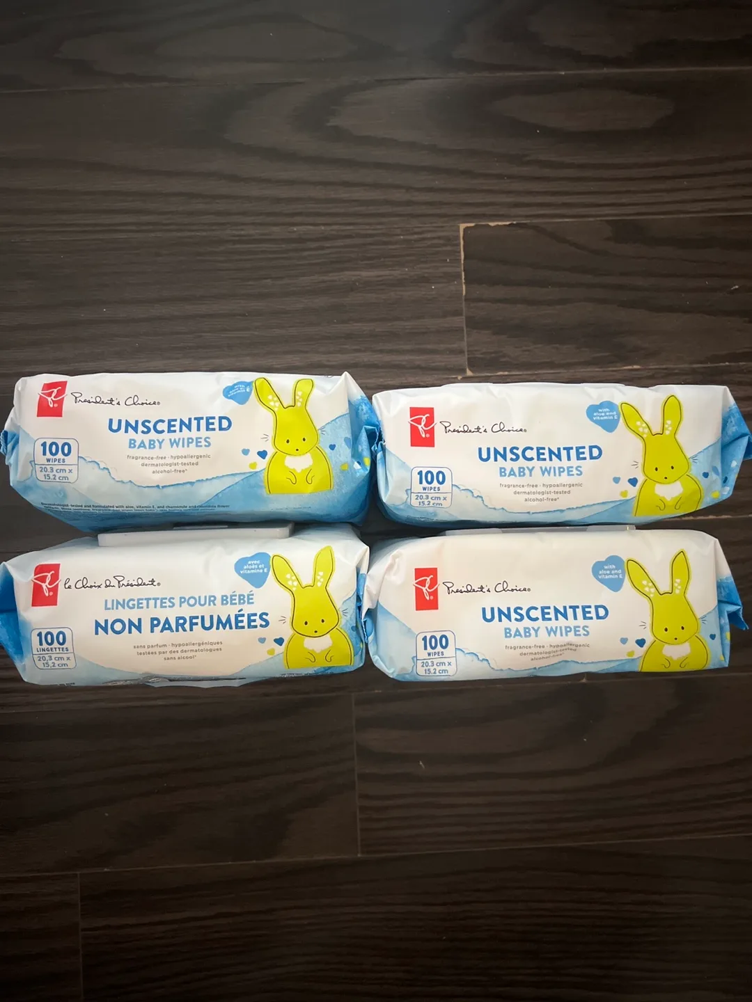 President's Choice Unscented Baby Wipes - 4 Packs thumbnail