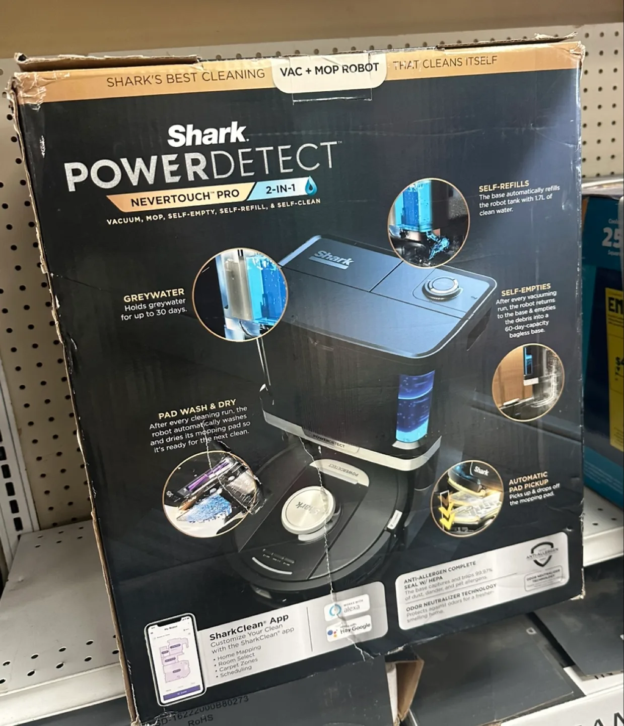 Shark PowerDetect 2-in-1 Robot Vacuum and Mop thumbnail