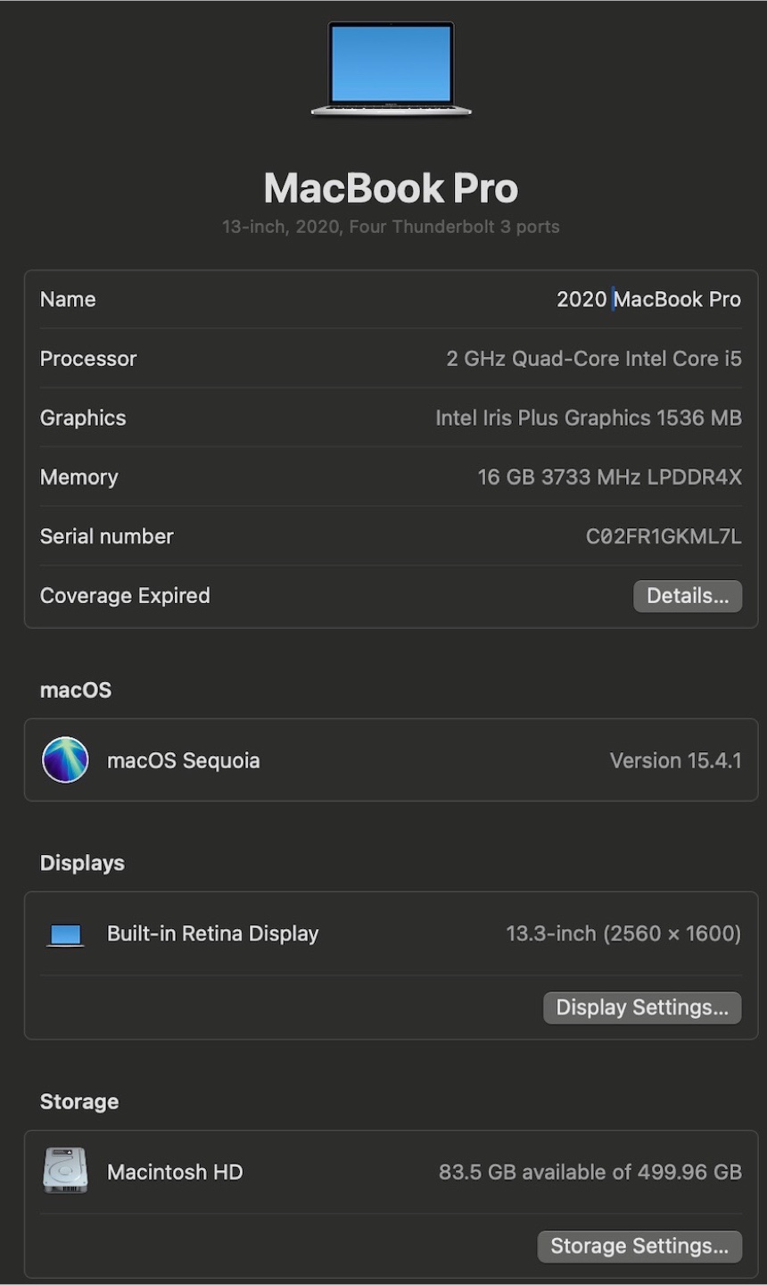 2020 Macbook Pro 13-inch - photo 2