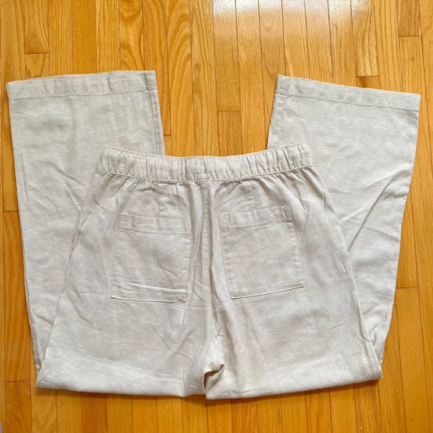 GAP Linen Blend Wide Leg Pants - Size M image indicator(2)