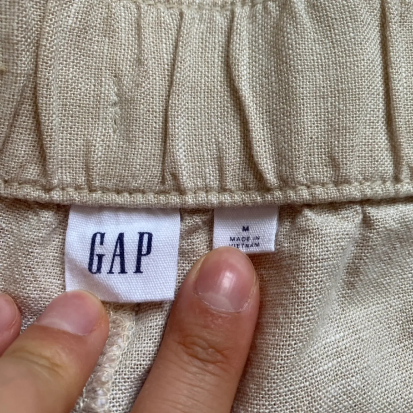 GAP Linen Blend Wide Leg Pants - Size M image indicator(4)