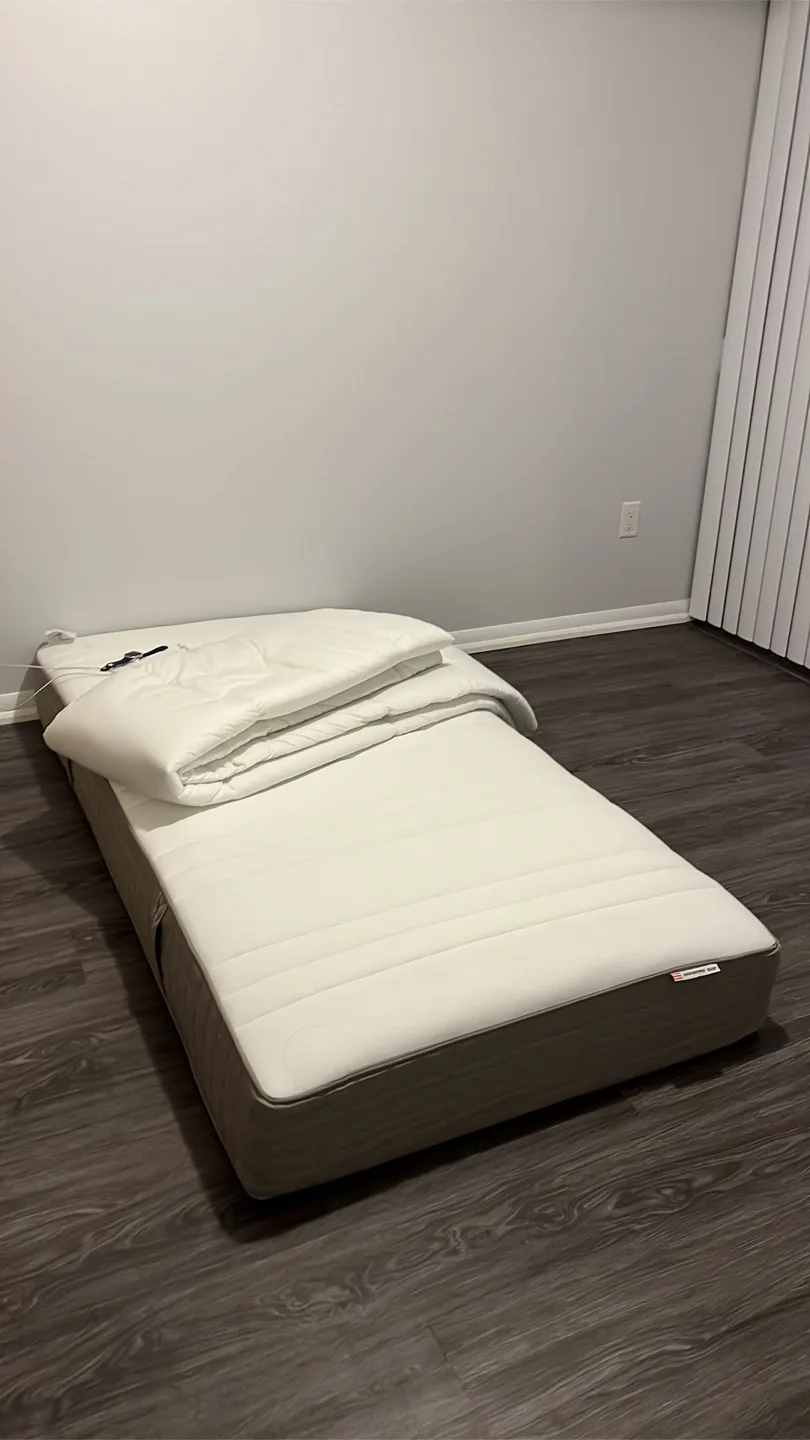 ‼️MOVE OUT SALE‼️ IKEA Twin Size Mattress with Protector thumbnail