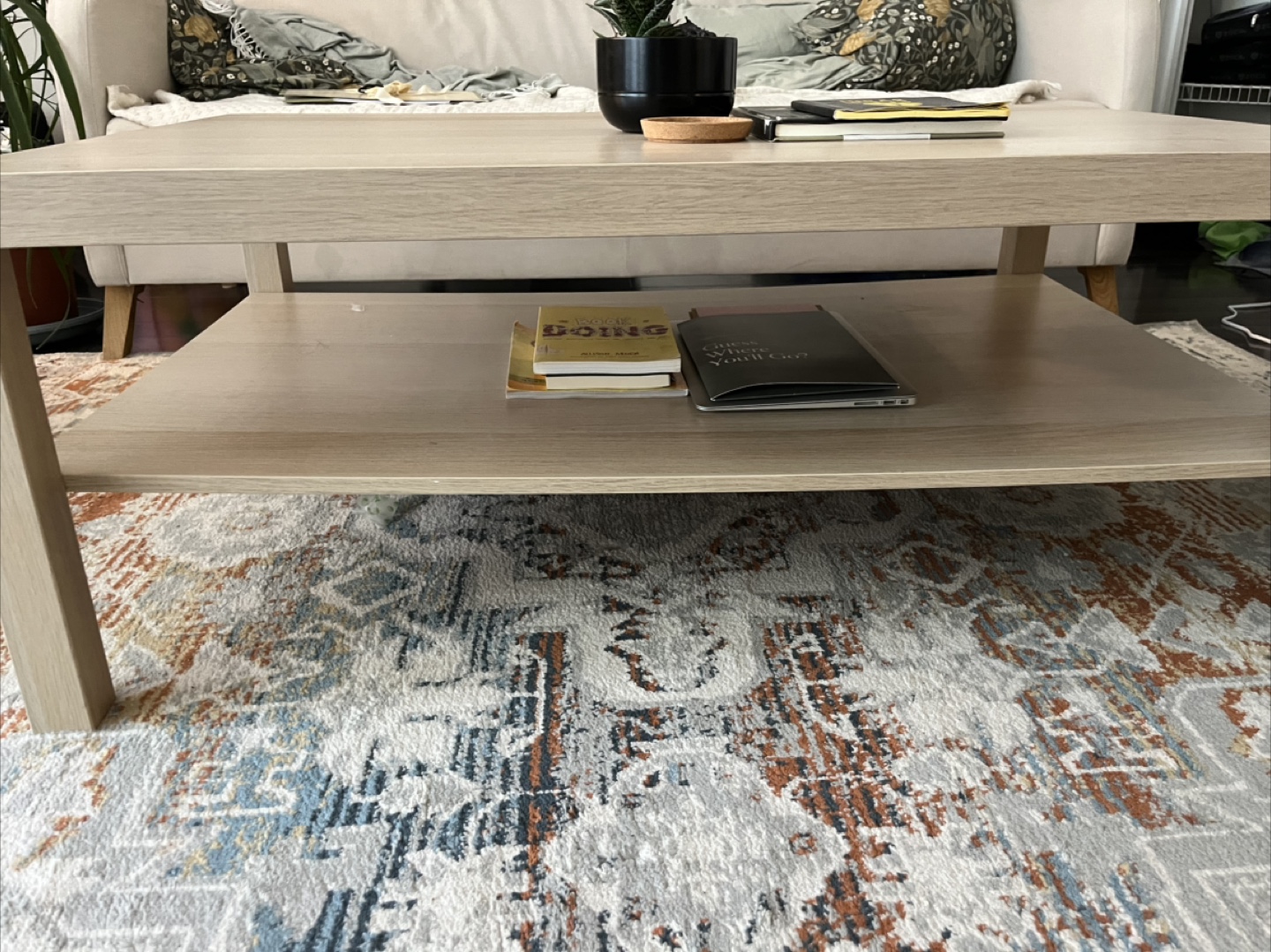 IKEA Lack Coffee Table - White Stained Oak Effect