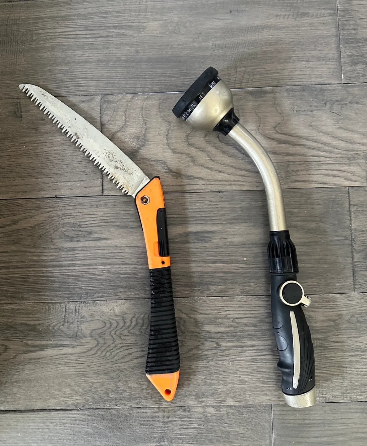 Garden Saw and Hose Nozzle thumbnail