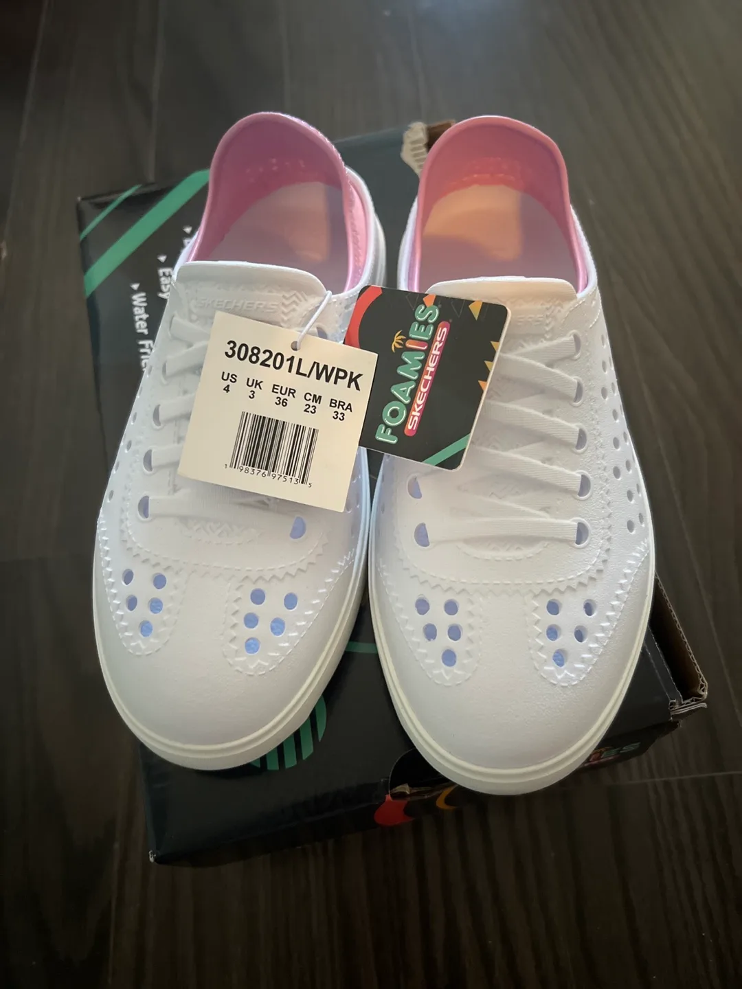 New Skechers Foamies Breezy Steps Clogs - US 4 thumbnail