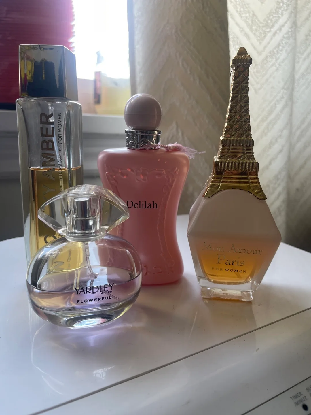 Variety Perfume Bundle: amber, Yardley, Delilah, Mon Amour thumbnail