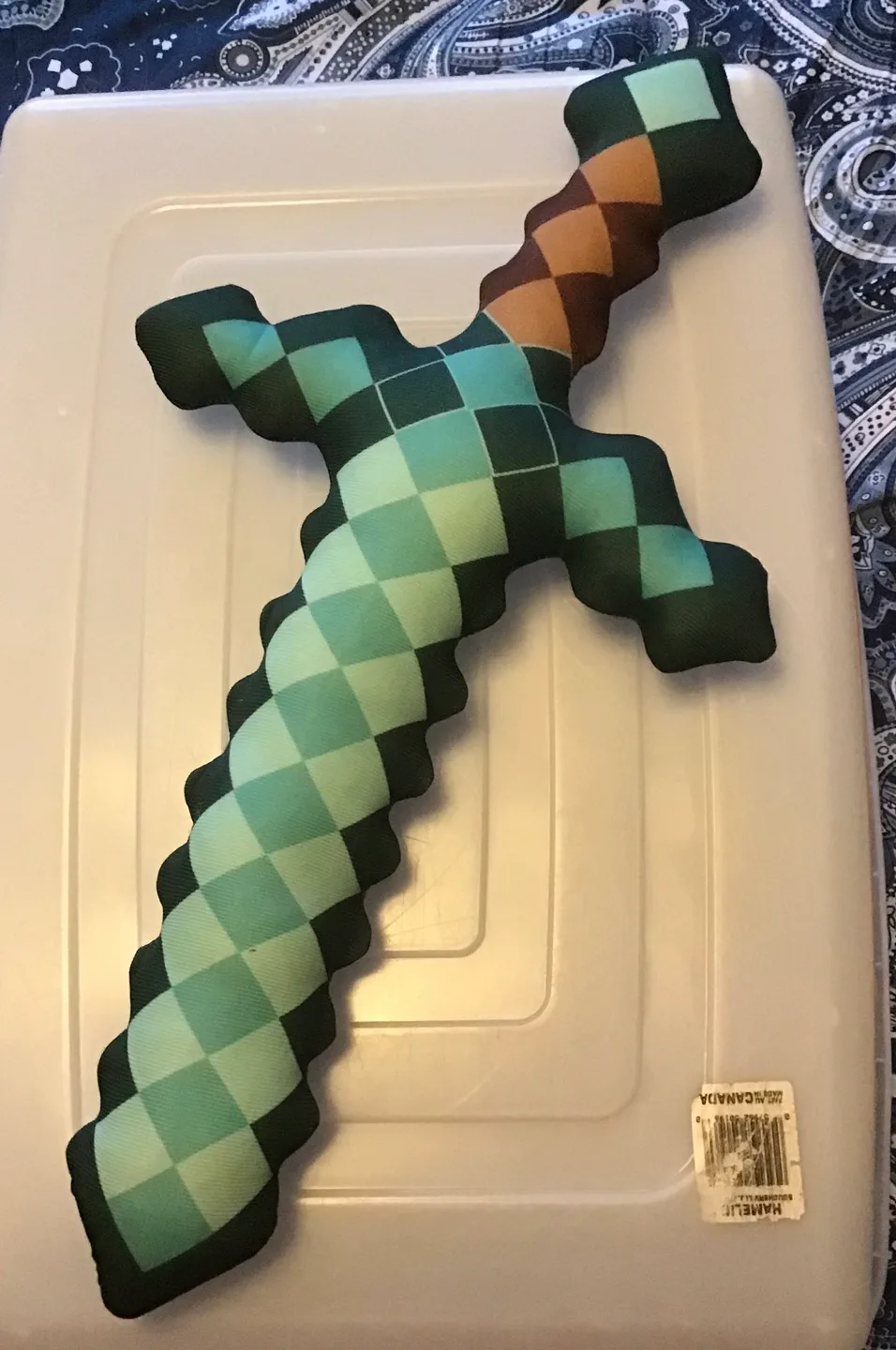 🤩 Minecraft Diamond Sword Plush Toy thumbnail