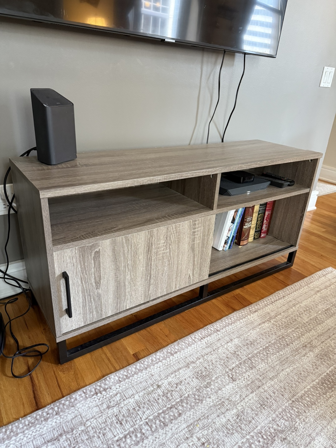 Wood TV Stand with Storage