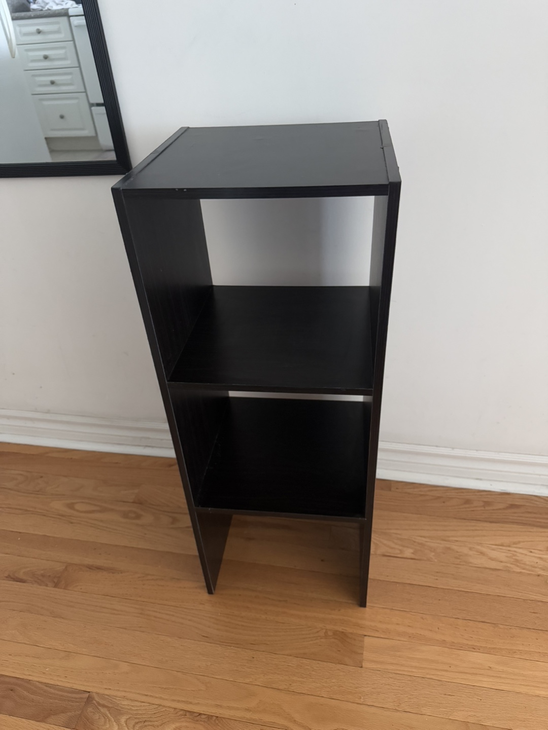 Dark Brown Wood Shelf Unit - photo 2