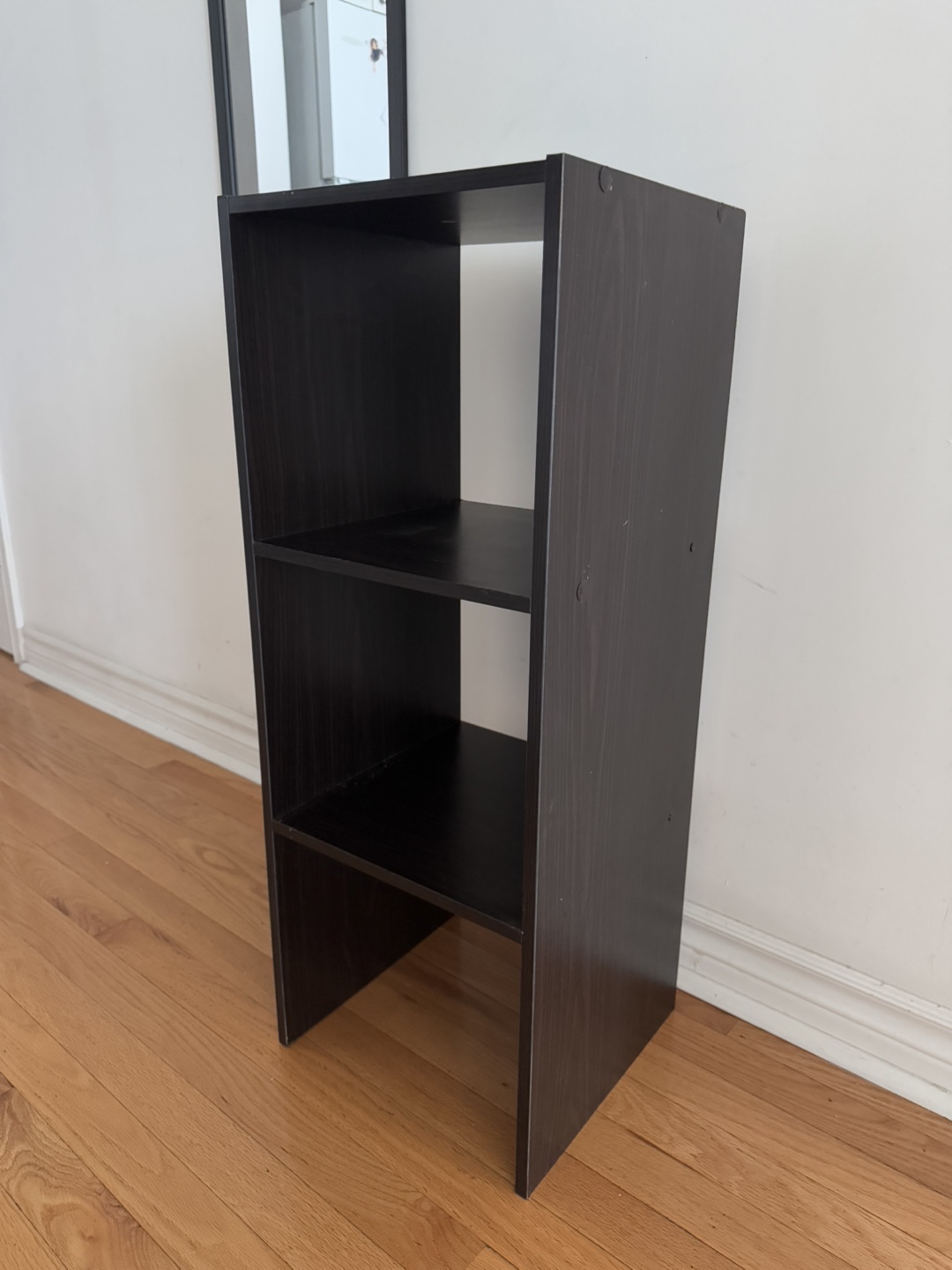 Dark Brown Wood Shelf Unit