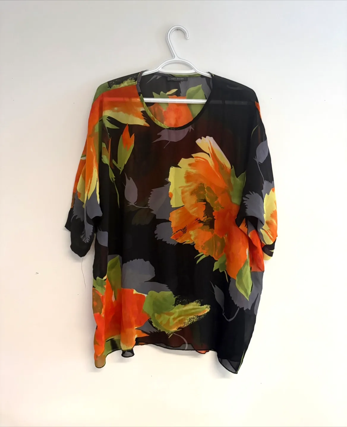Tropical Print Tunic Top ! thumbnail