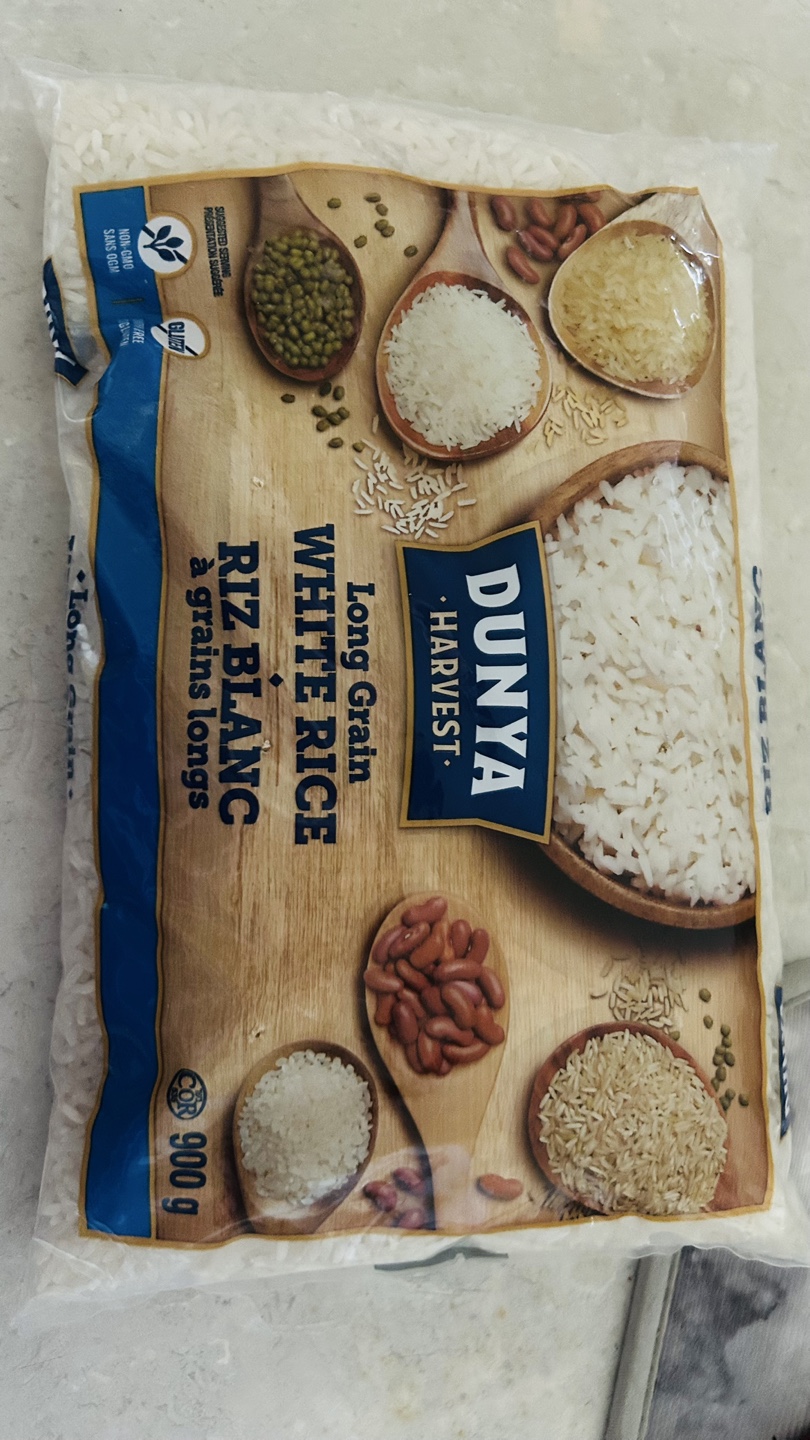 Dunya Harvest Long Grain White Rice - 900g