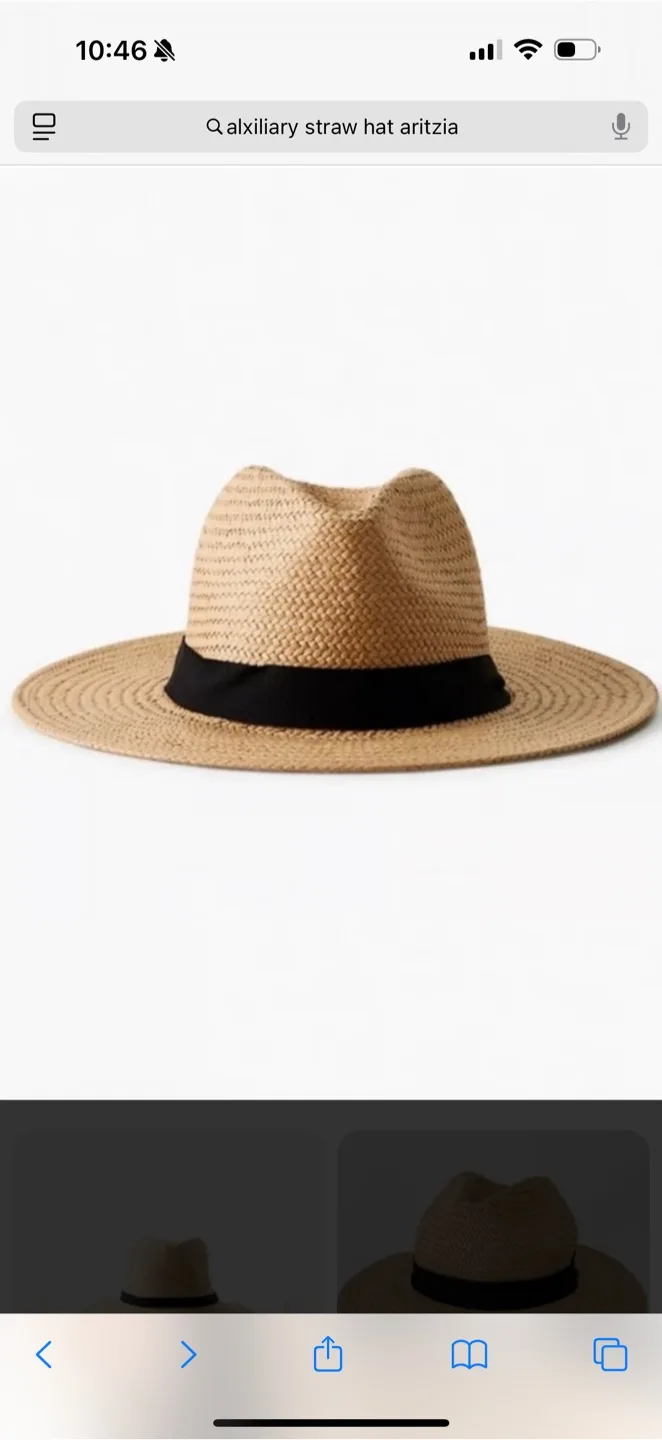 Available Aritzia Auxilliary Straw Hat - M/L thumbnail