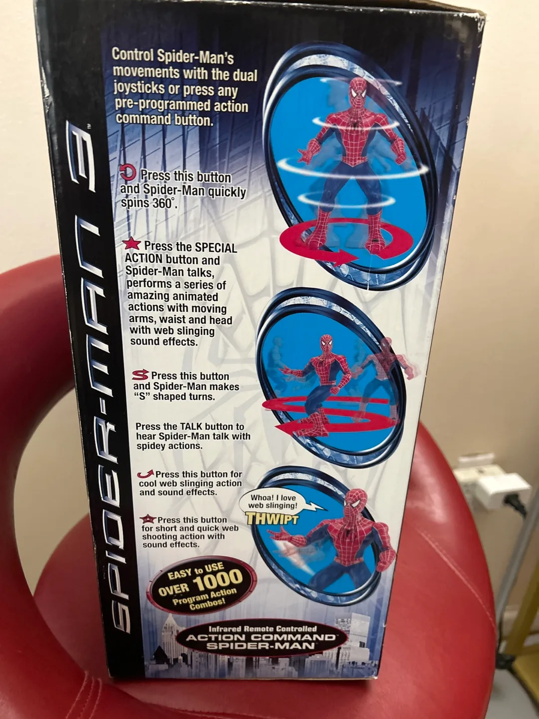 Spider-Man 3 Action Command Figure in Box image indicator(2)