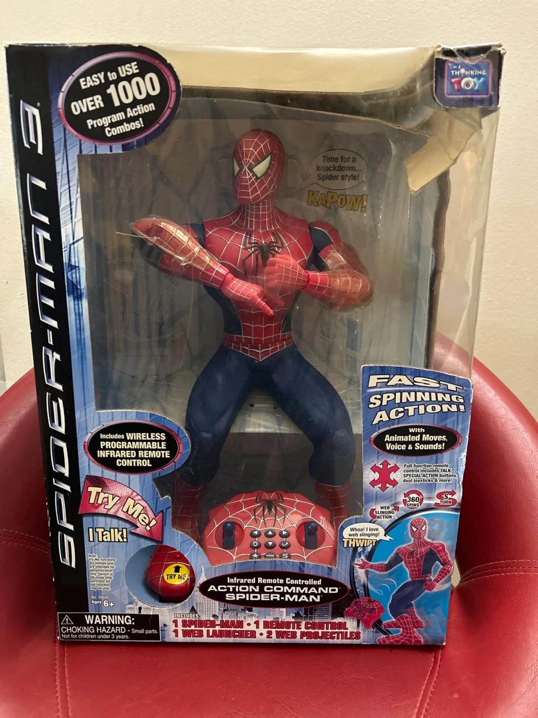 Spider-Man 3 Action Command Figure in Box thumbnail
