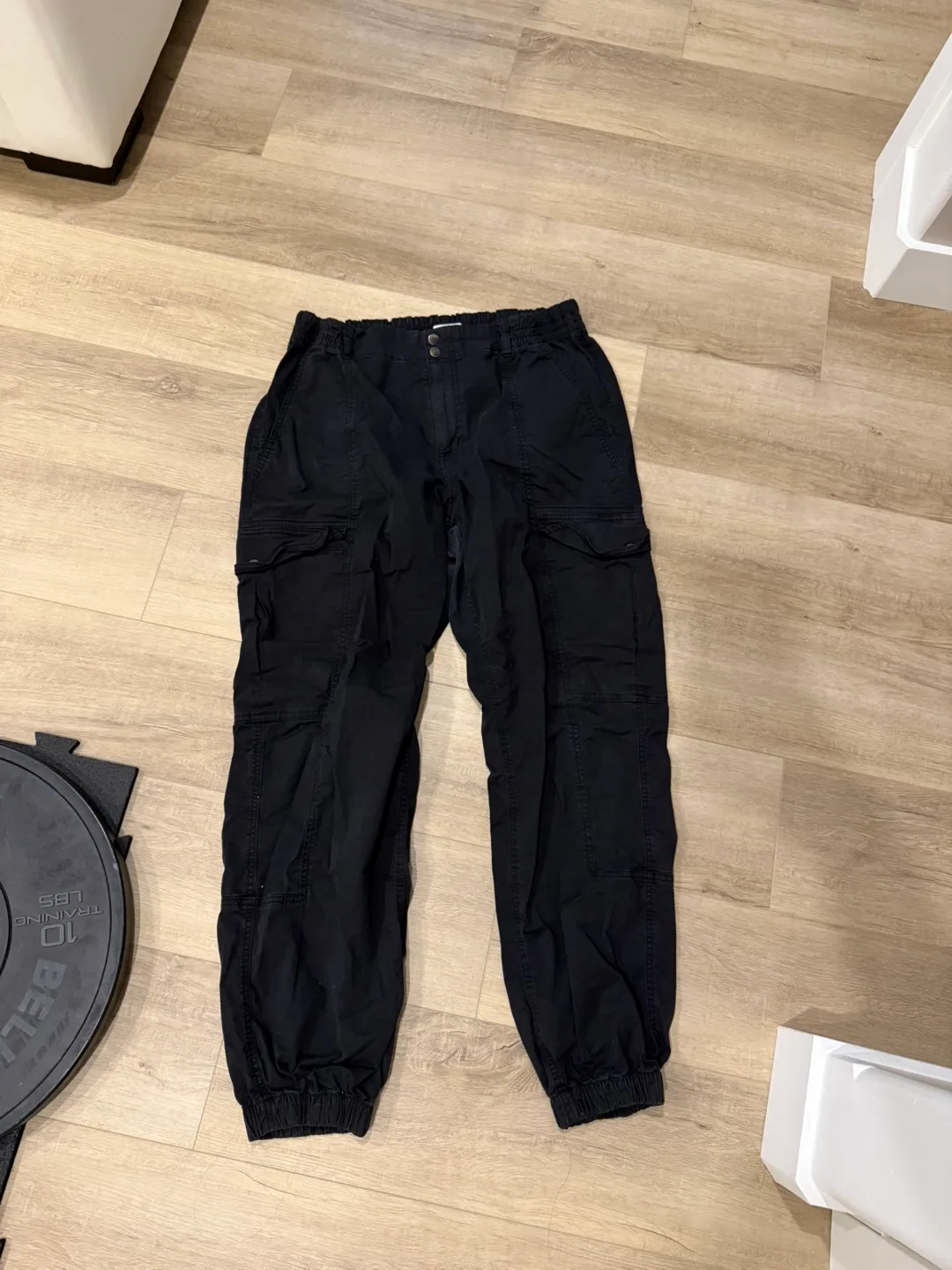 Garage Black Cargo Pants - Size L thumbnail