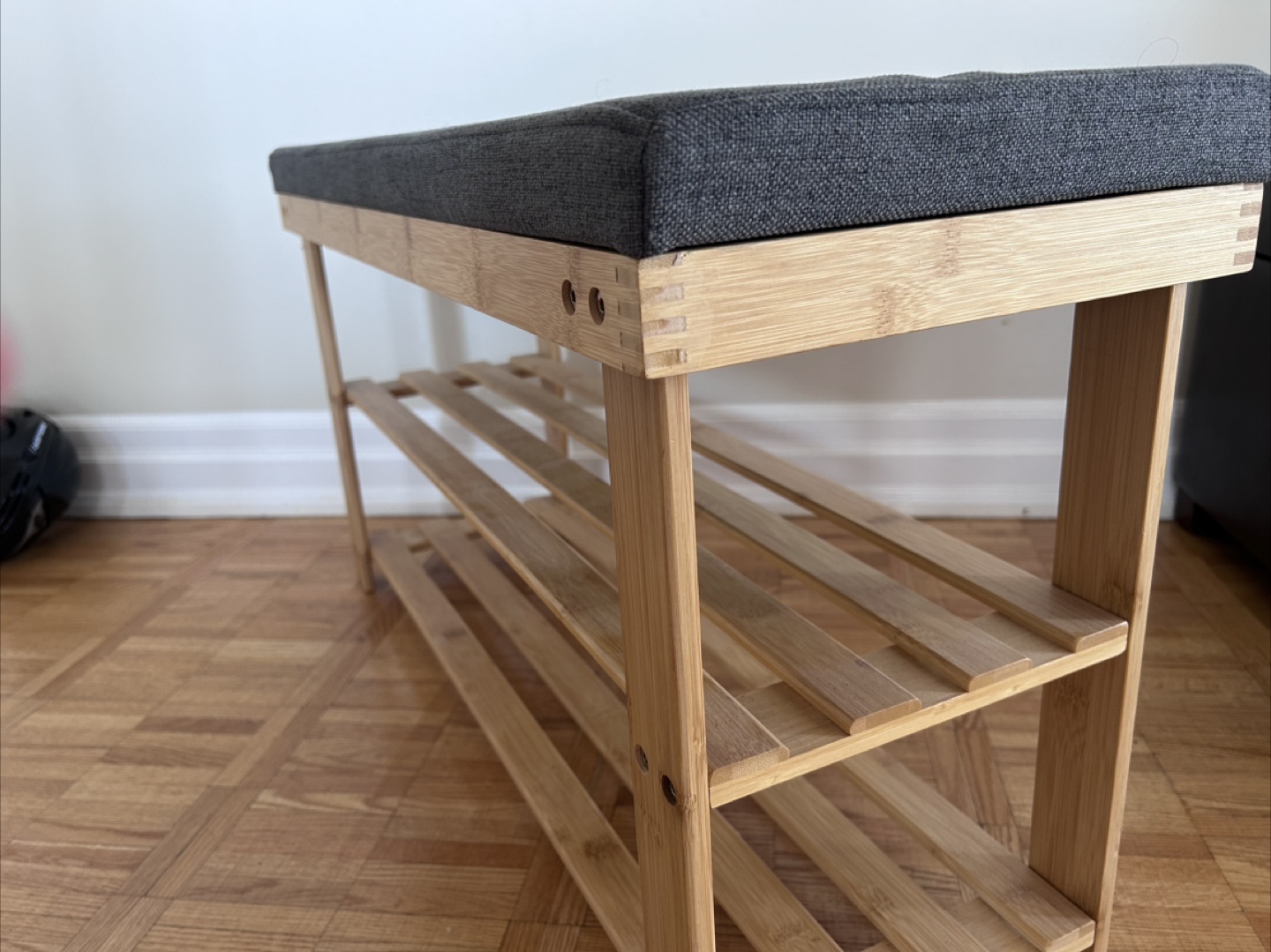 Shoe stand with Grey Cushion - photo 3
