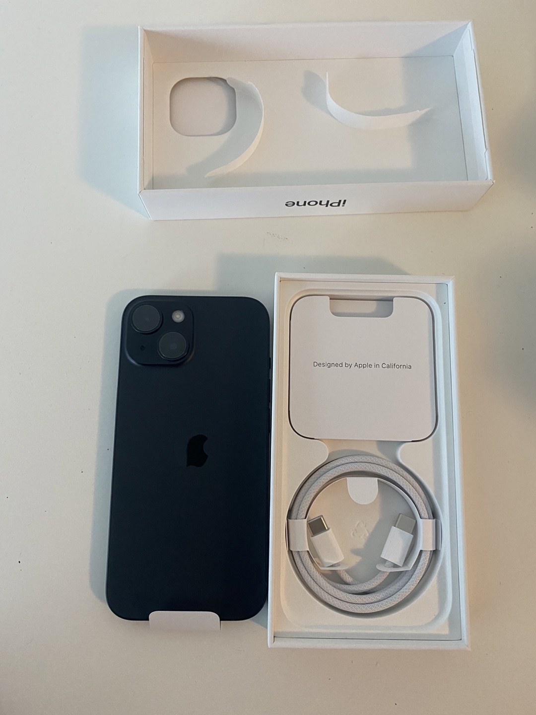 New Apple iPhone 15 Black 128GB - photo 3