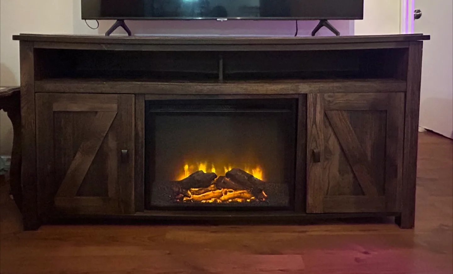 TV Stand with Fireplace thumbnail