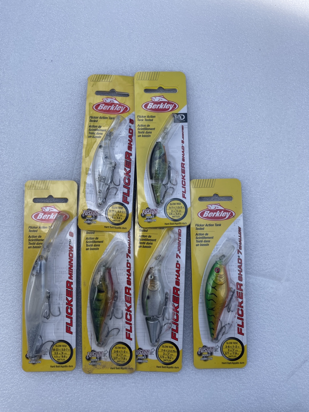 Berkley Flicker Shad/Minnow Fishing Lures - New