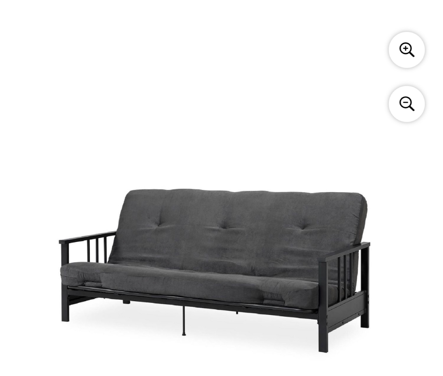 Blue Metal Frame Futon