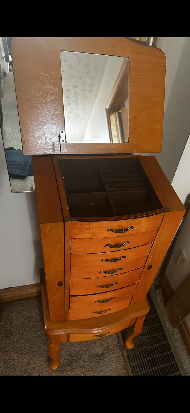 Wooden Jewelry Armoire - photo 3