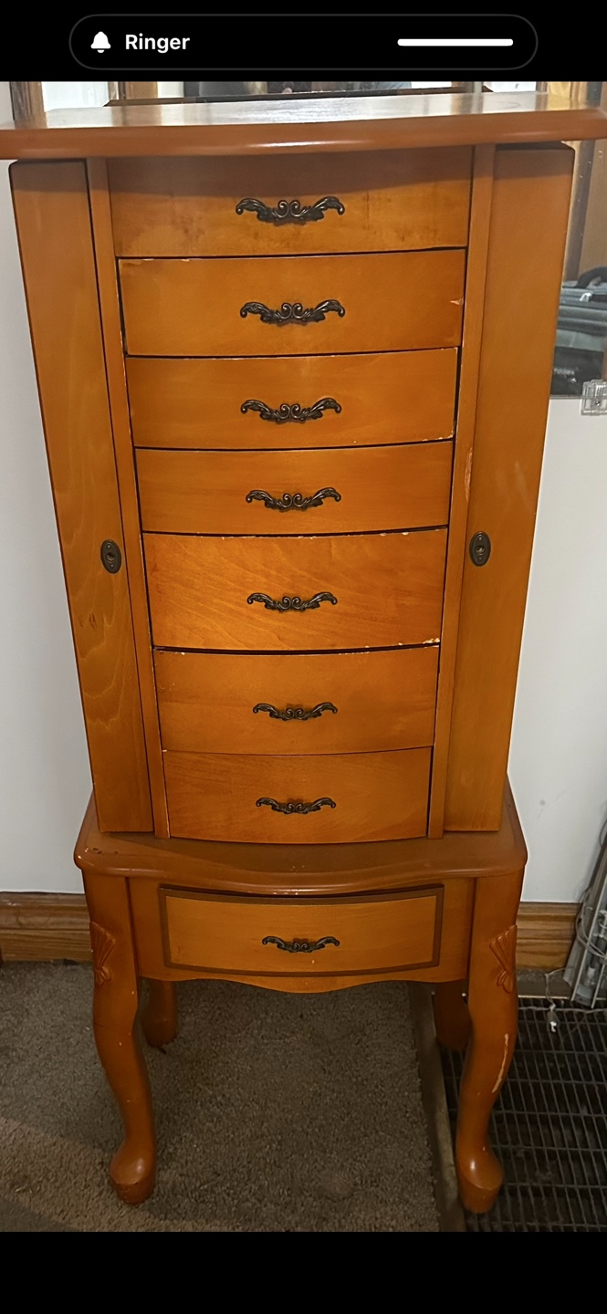 Wooden Jewelry Armoire - photo 2