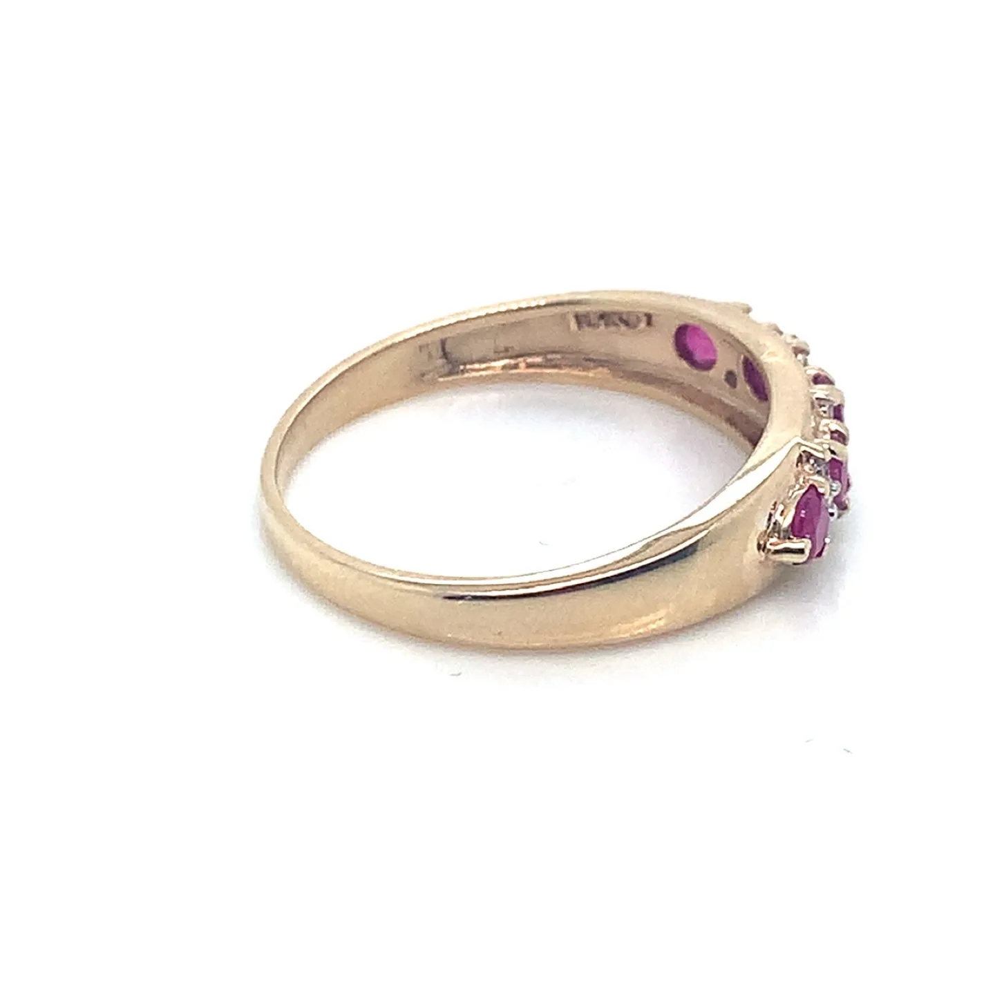 10k Ruby and Diamond Ring size 8 image indicator(8)