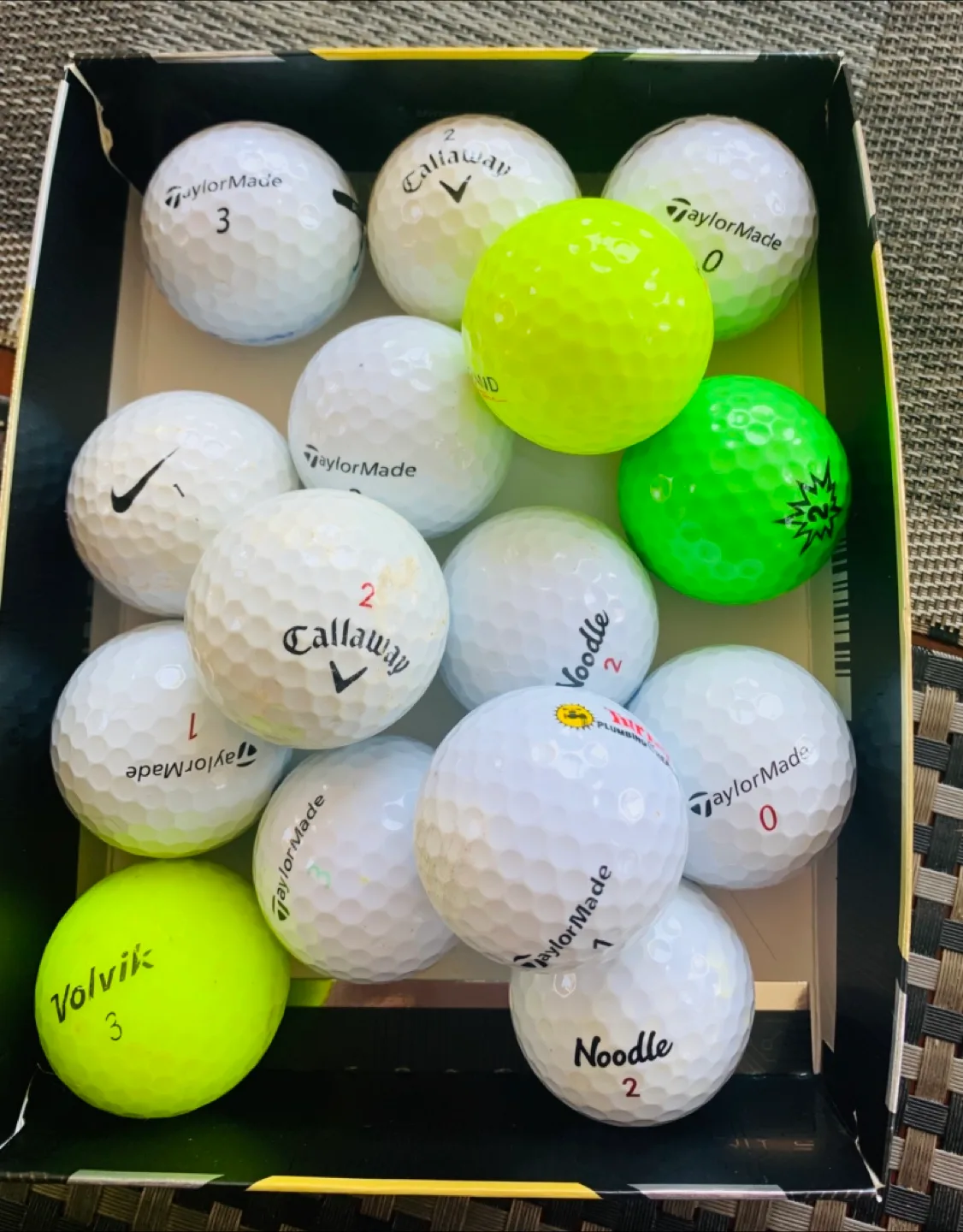 15 used golf balls (mixed brand) for $5 thumbnail