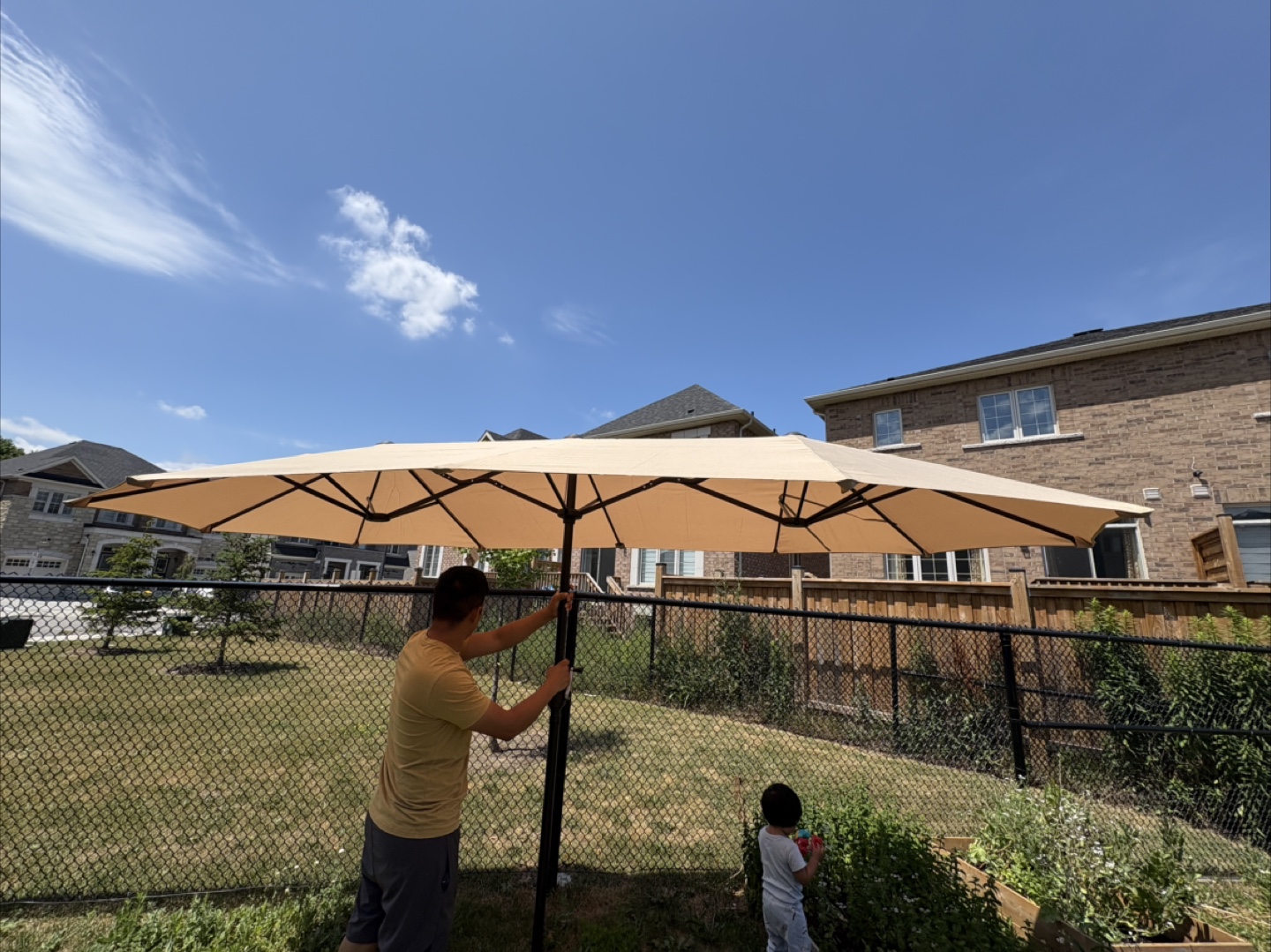 Double Patio Umbrella - photo 2