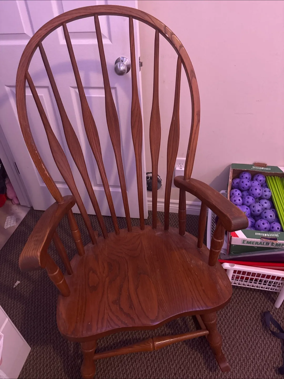 Wooden Rocking Chair thumbnail