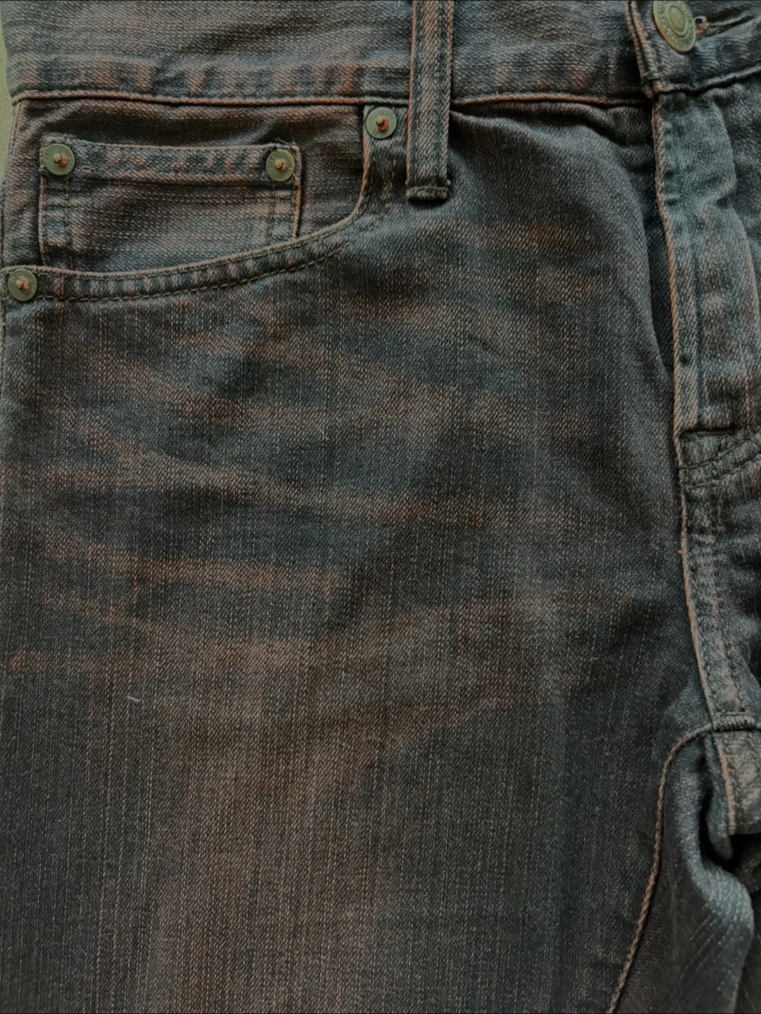 American Eagle Outfitters Skinny Jeans 32X30.5 Red Wash image indicator(2)