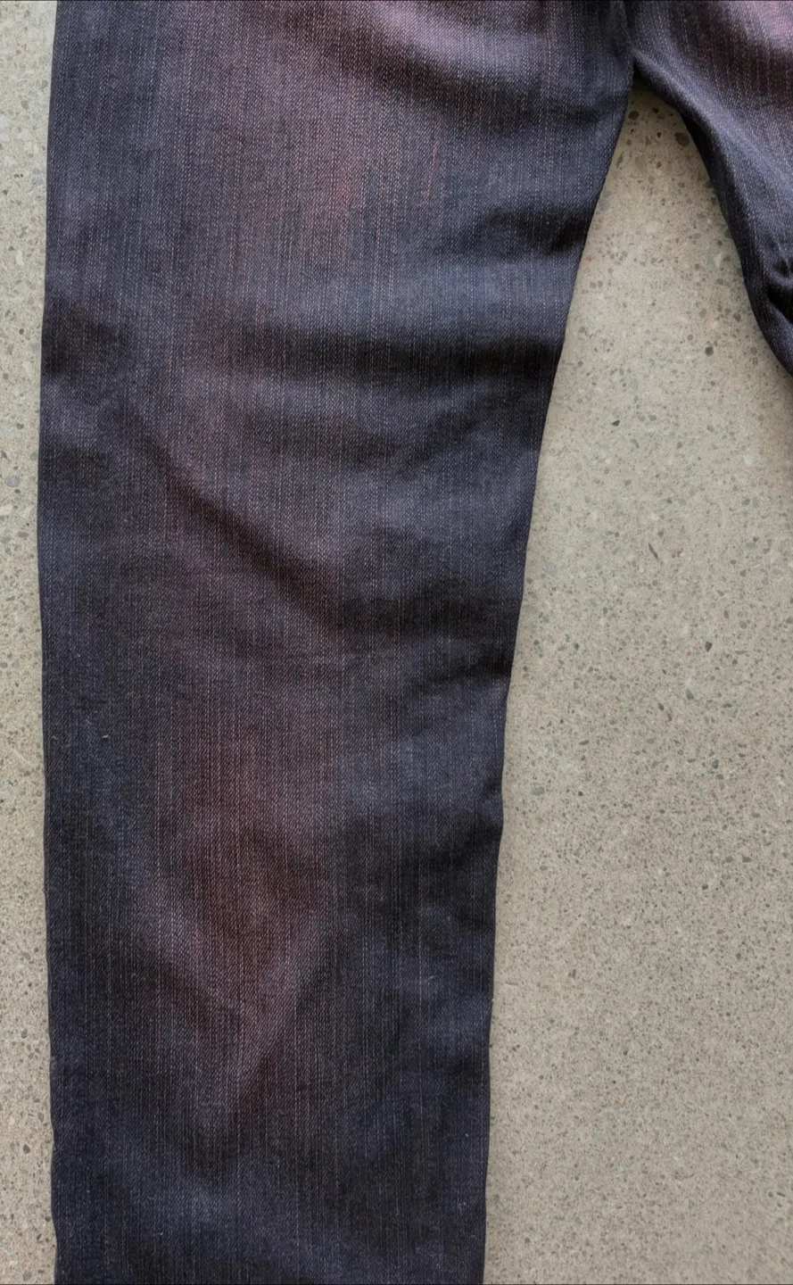 American Eagle Outfitters Skinny Jeans 32X30.5 Red Wash image indicator(7)