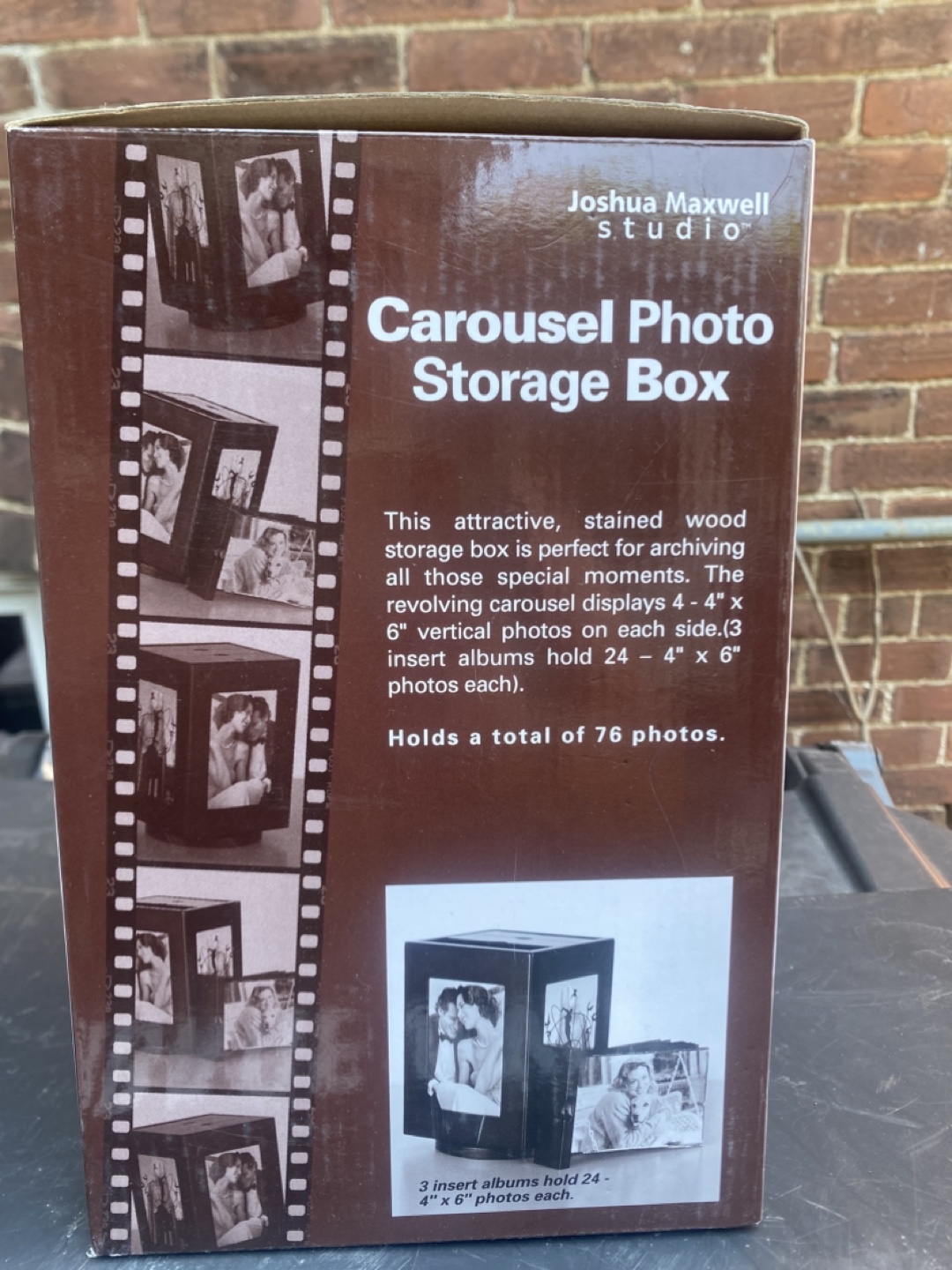 Joshua Maxwell Carousel Photo Storage Box - photo 2