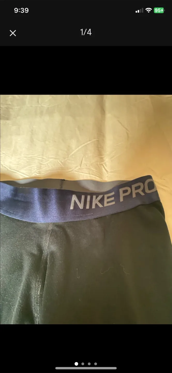 Nike Pro Black Leggings thumbnail