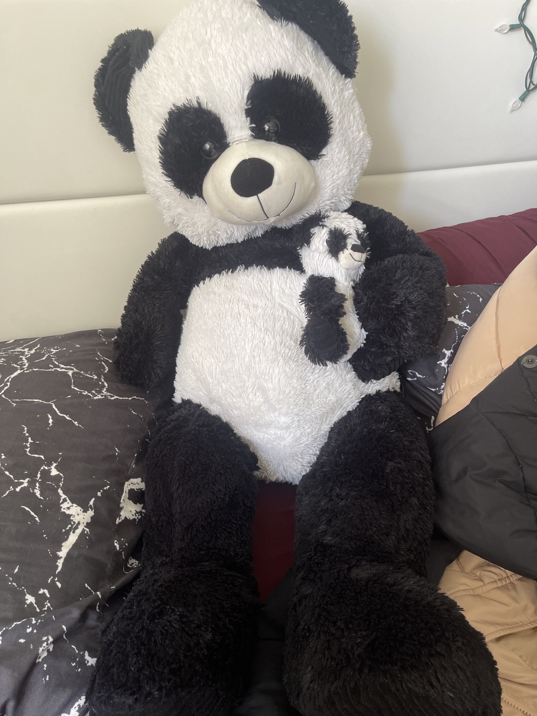 Giant Panda Plush with Baby Panda