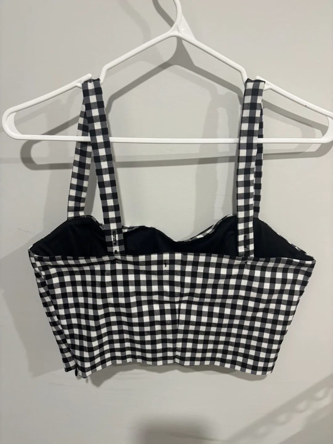 Dynamite- Gingham Crop Top thumbnail
