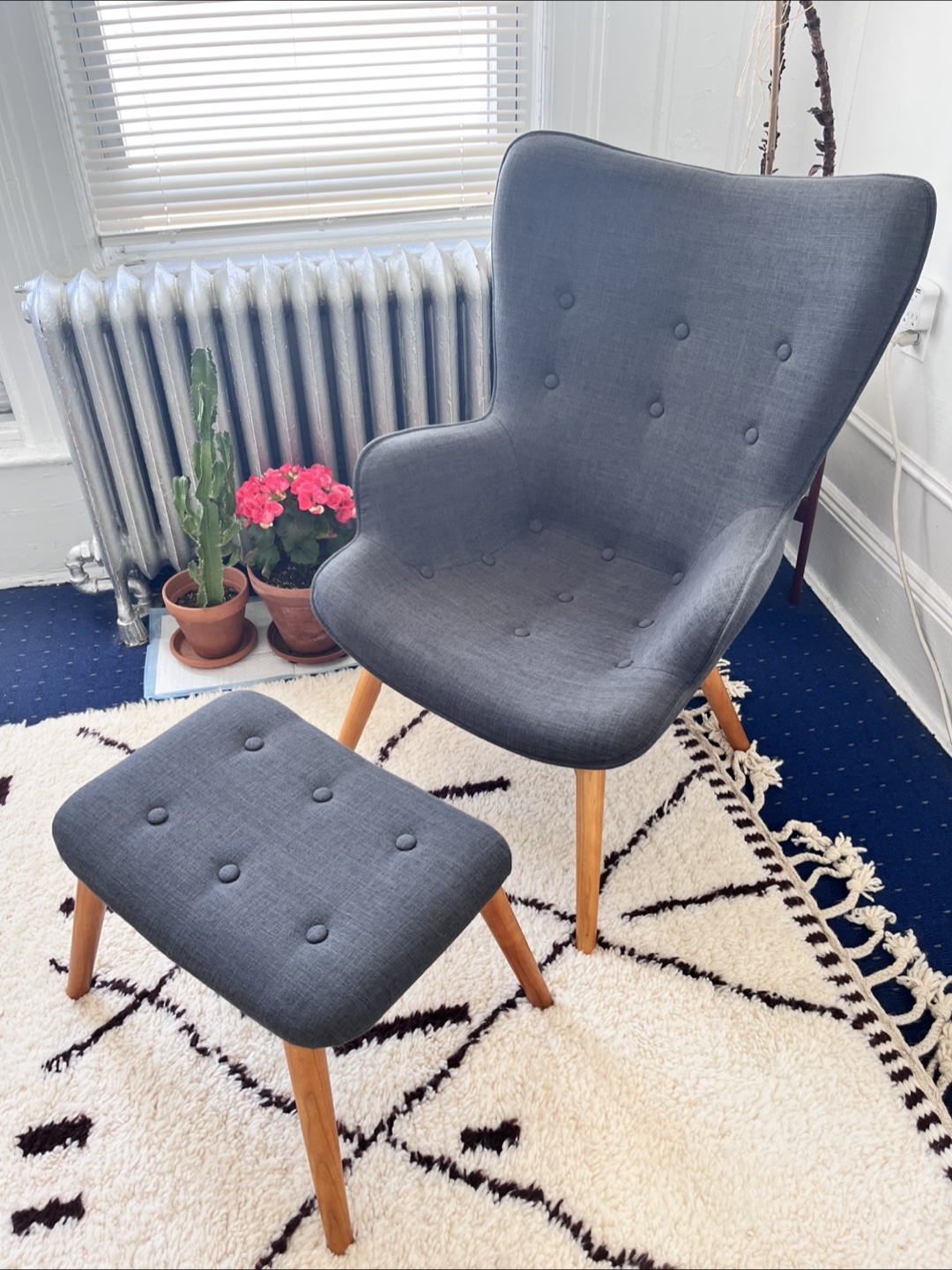 Christopher Knight Home Armchair with Ottoman