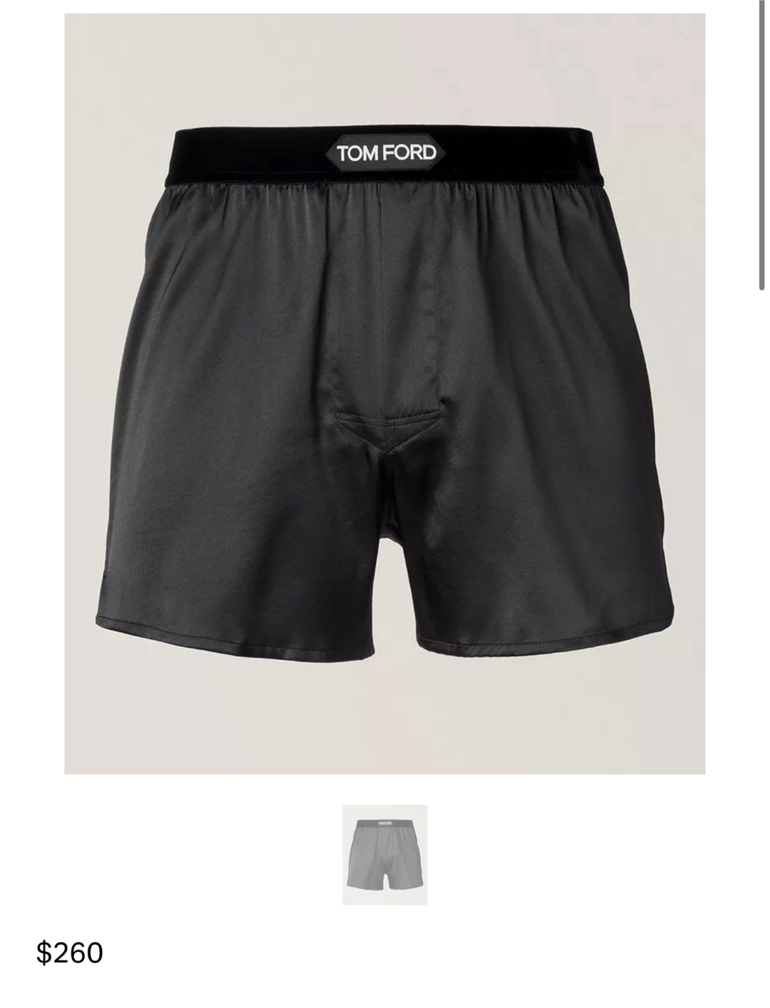 Tom Ford Black Silk Boxers - XL BRAND NEW - photo 5