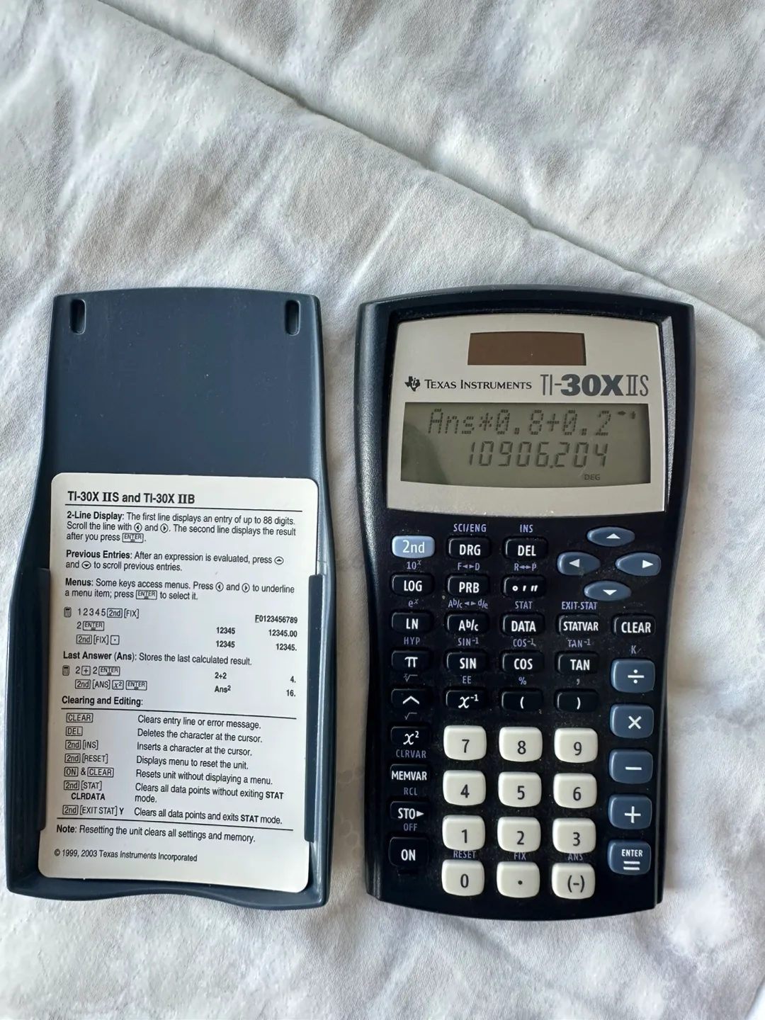Texas Instruments TI-30XIIS Scientific Calculator thumbnail