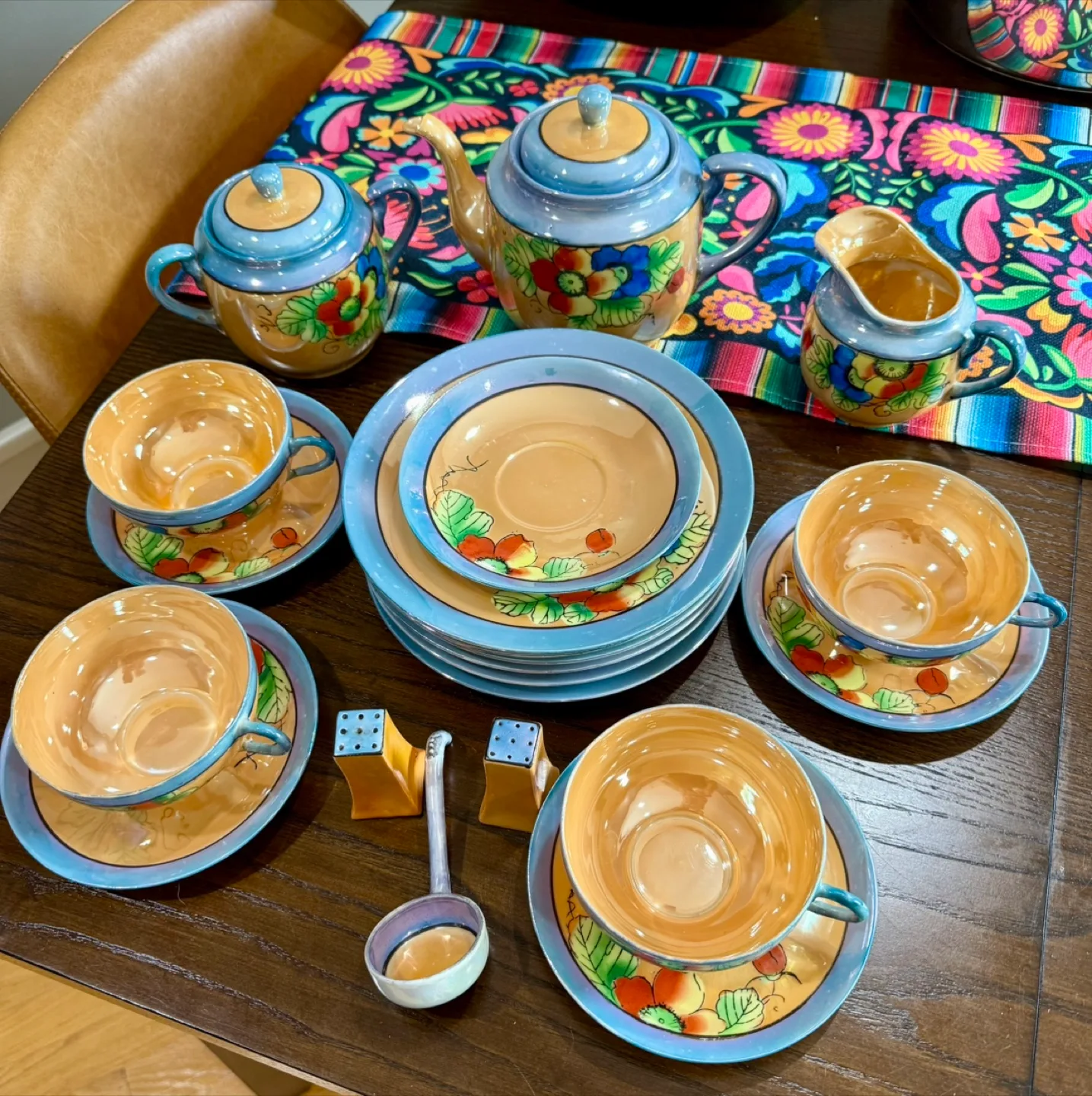 Lusterwear tea service for 4 w/dessert plates thumbnail